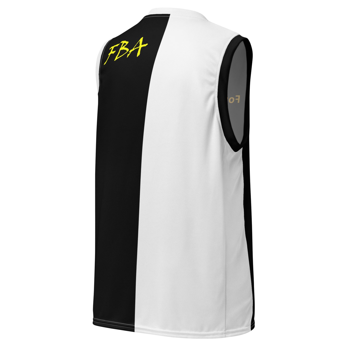 Recycled unisex FBA basketball jersey
