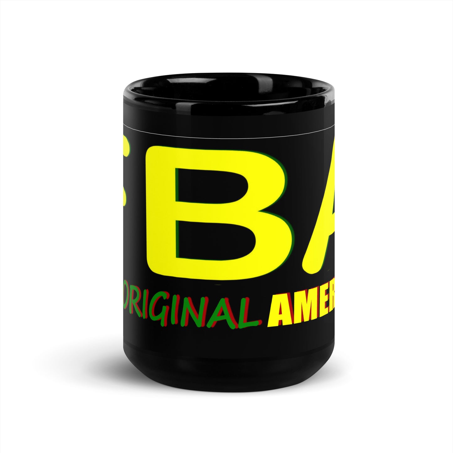 Black Glossy Mug
