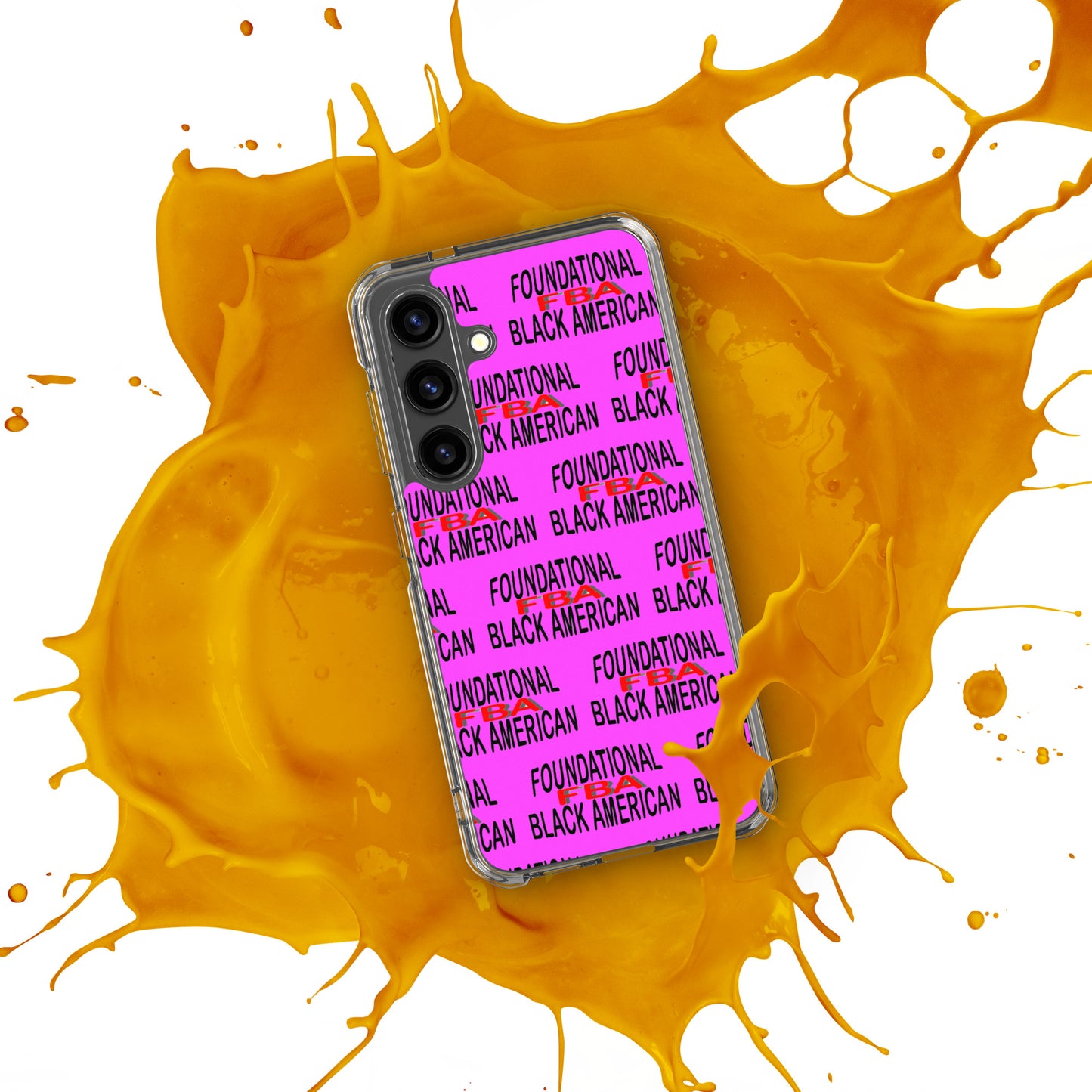 Clear FBA Case for Samsung® PINK