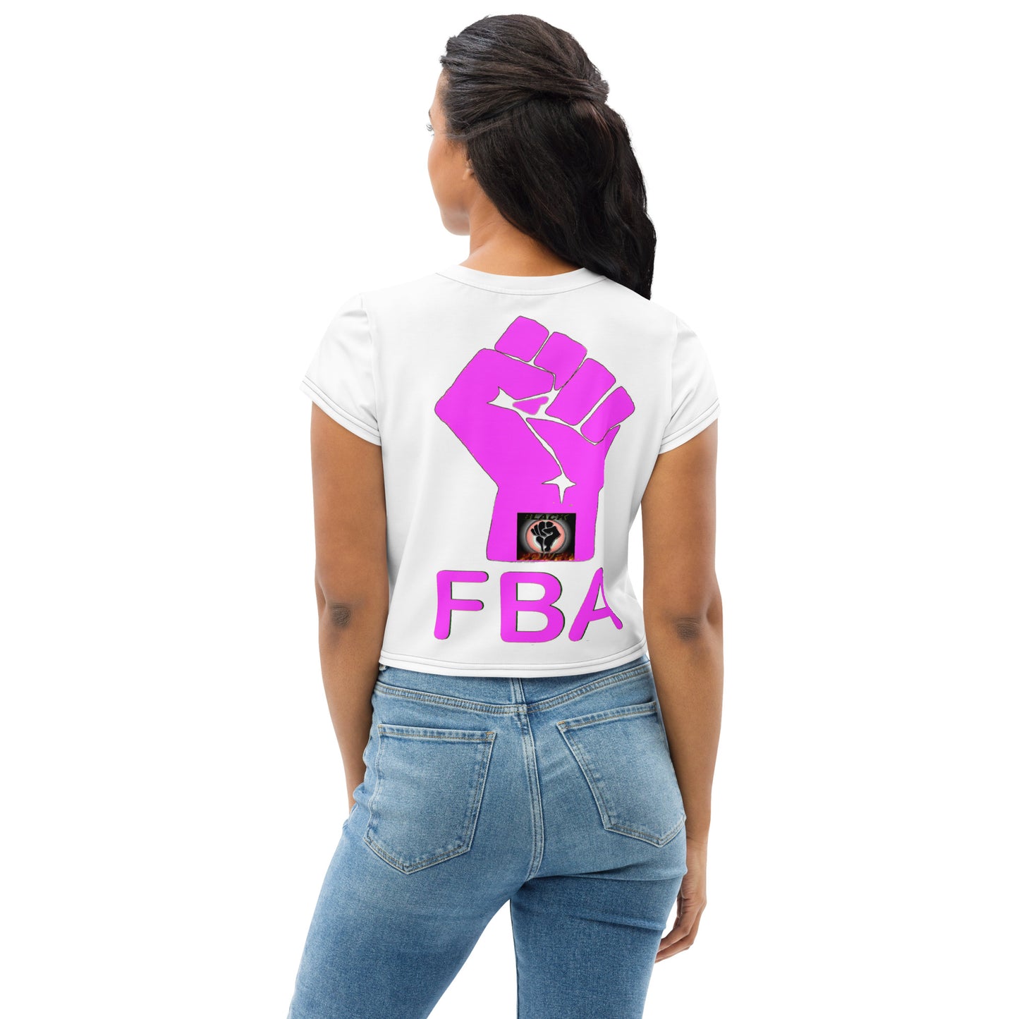 All-Over Print Crop FBA Tee