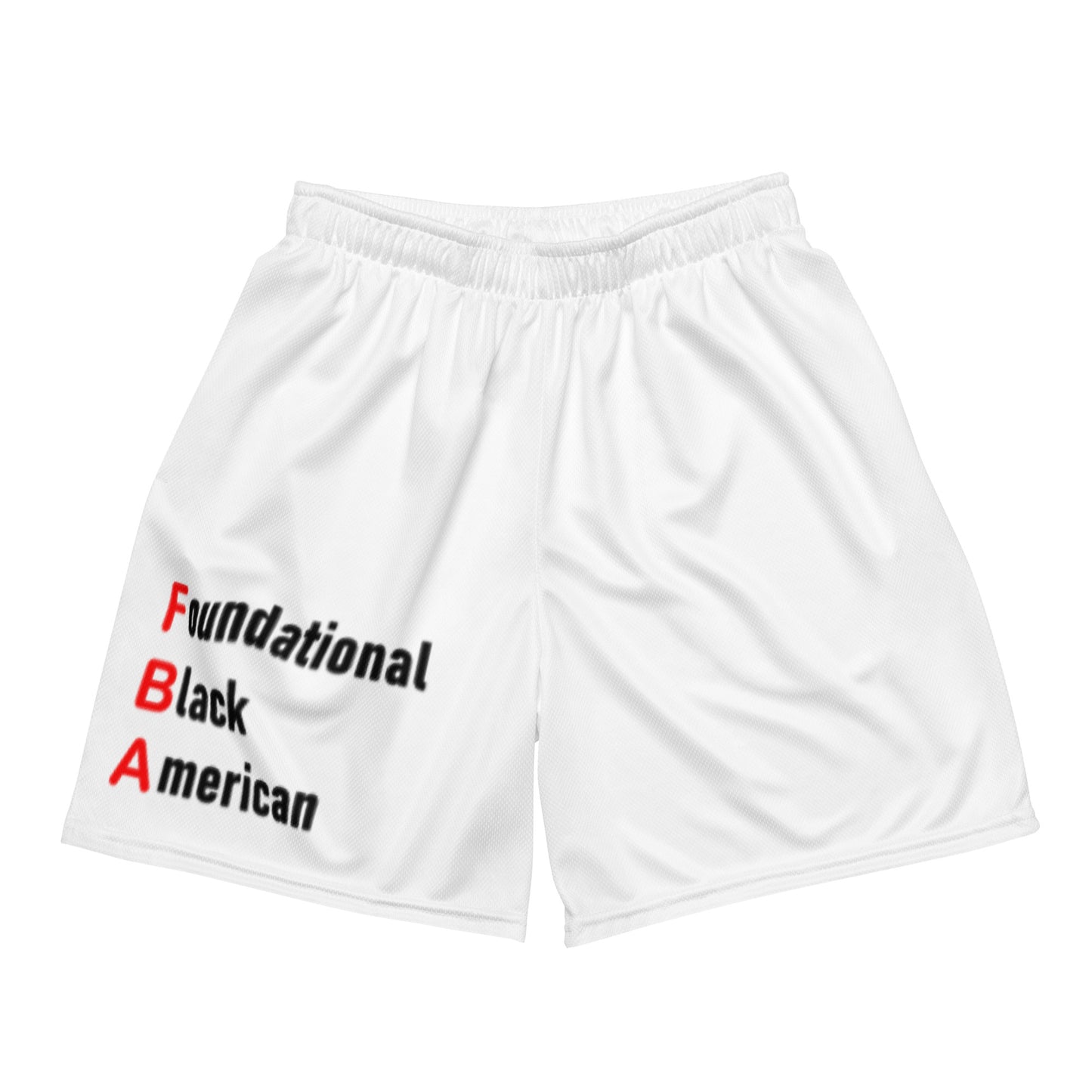 Unisex mesh FBA shorts