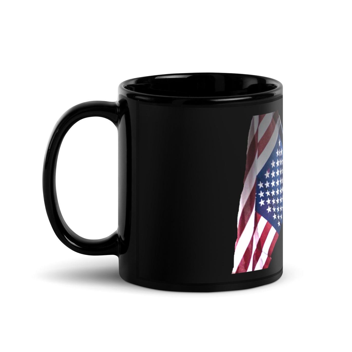 FBA Black Glossy Mug