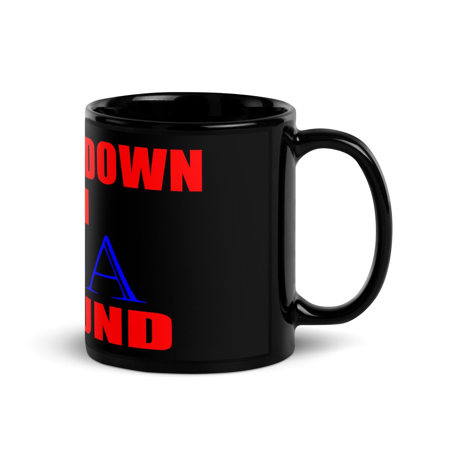 FBA Black Glossy Mug