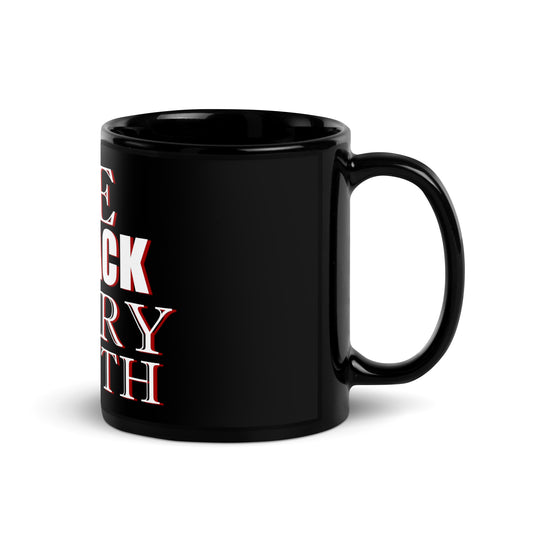 FBA Black Glossy Mug