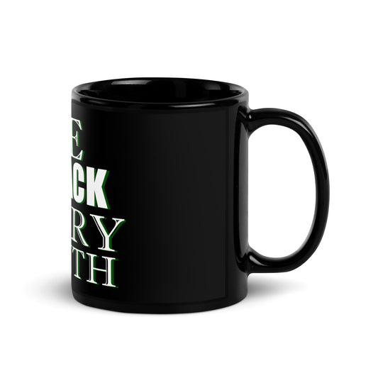 FBA Black Glossy Mug