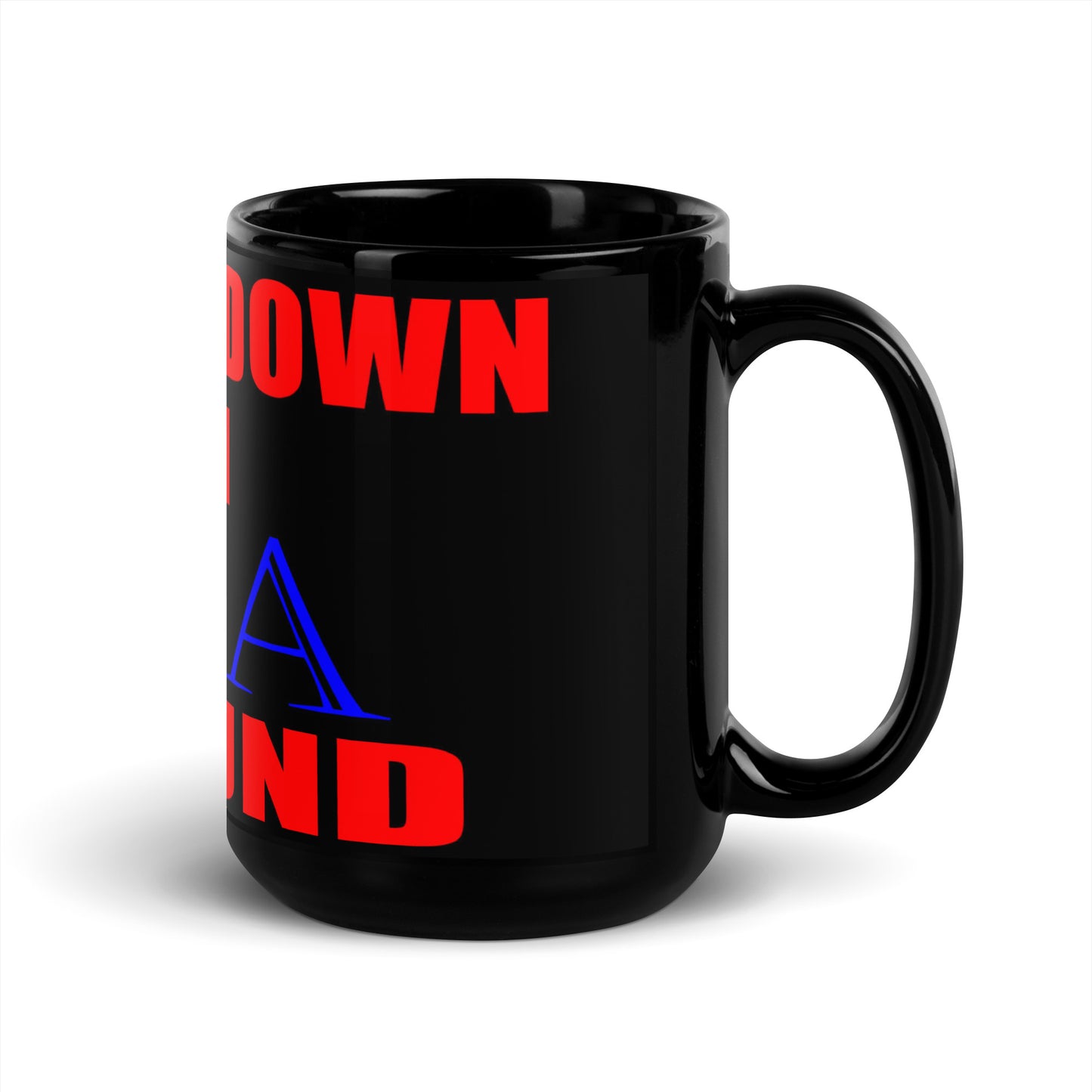 FBA Black Glossy Mug