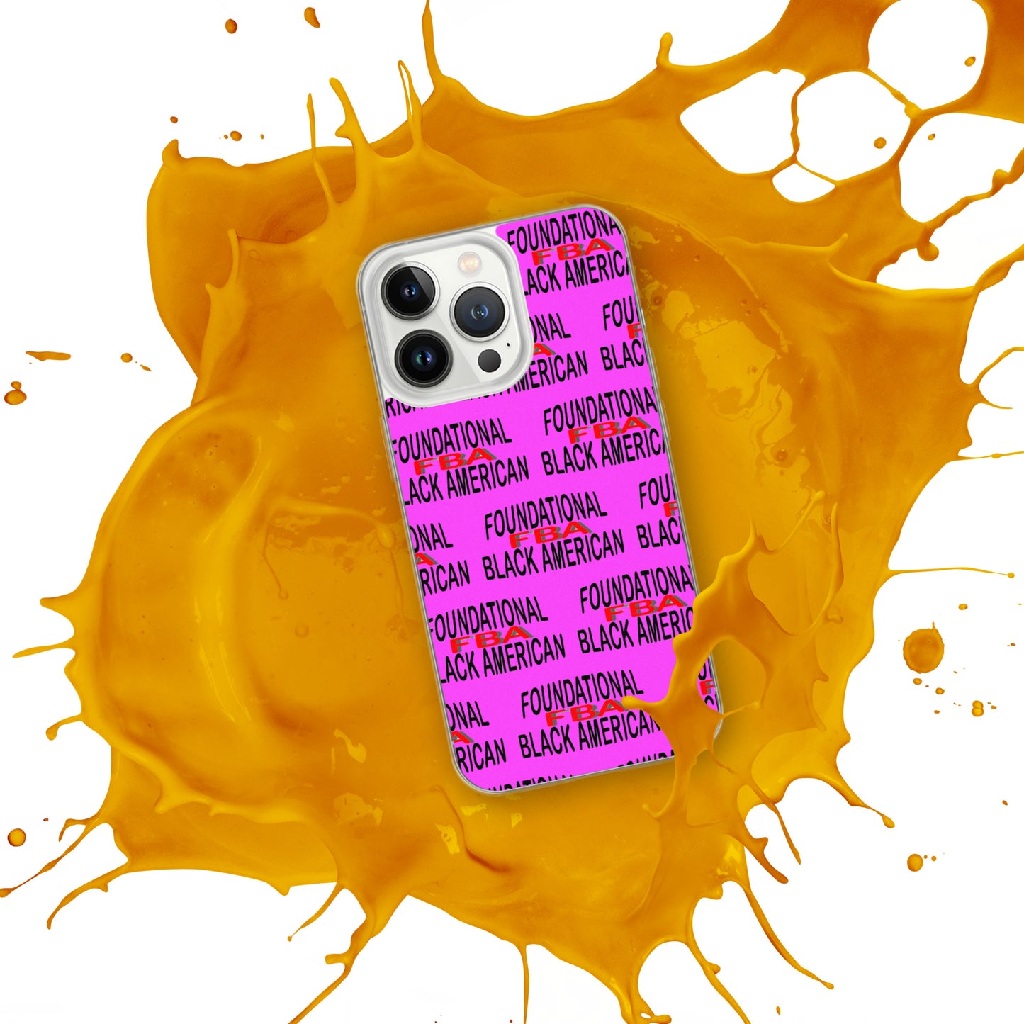 Clear FBA Case for iPhone® PINK