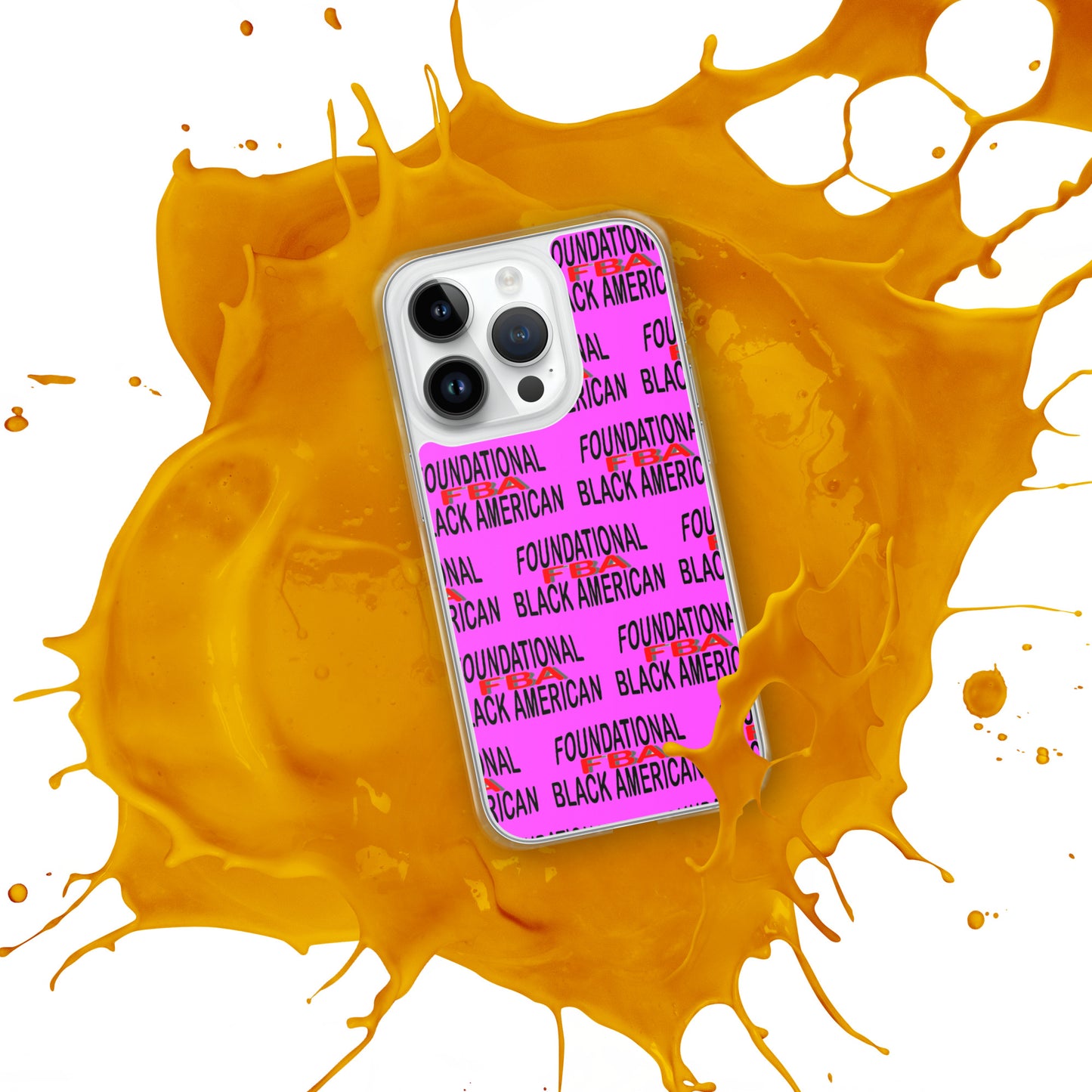 Clear FBA Case for iPhone® PINK