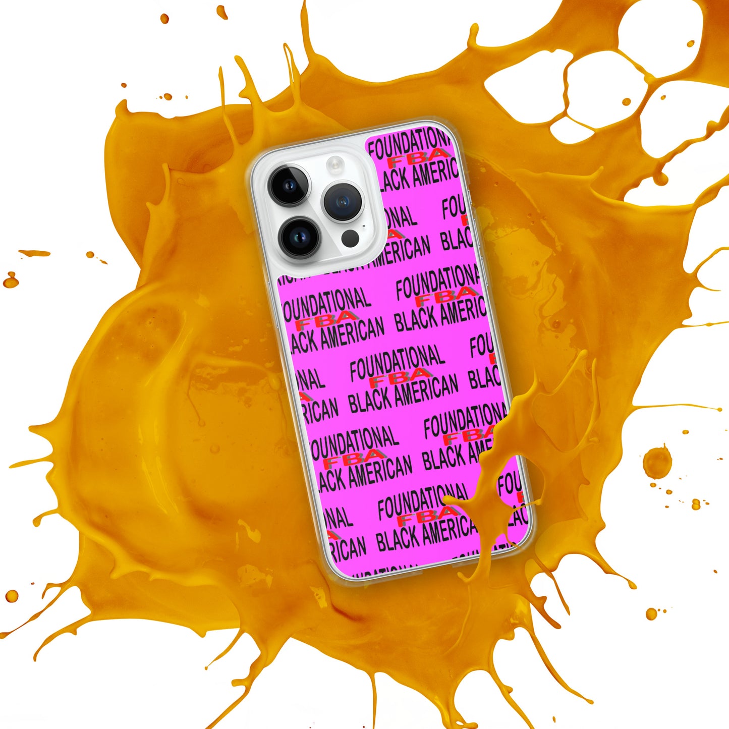 Clear FBA Case for iPhone® PINK