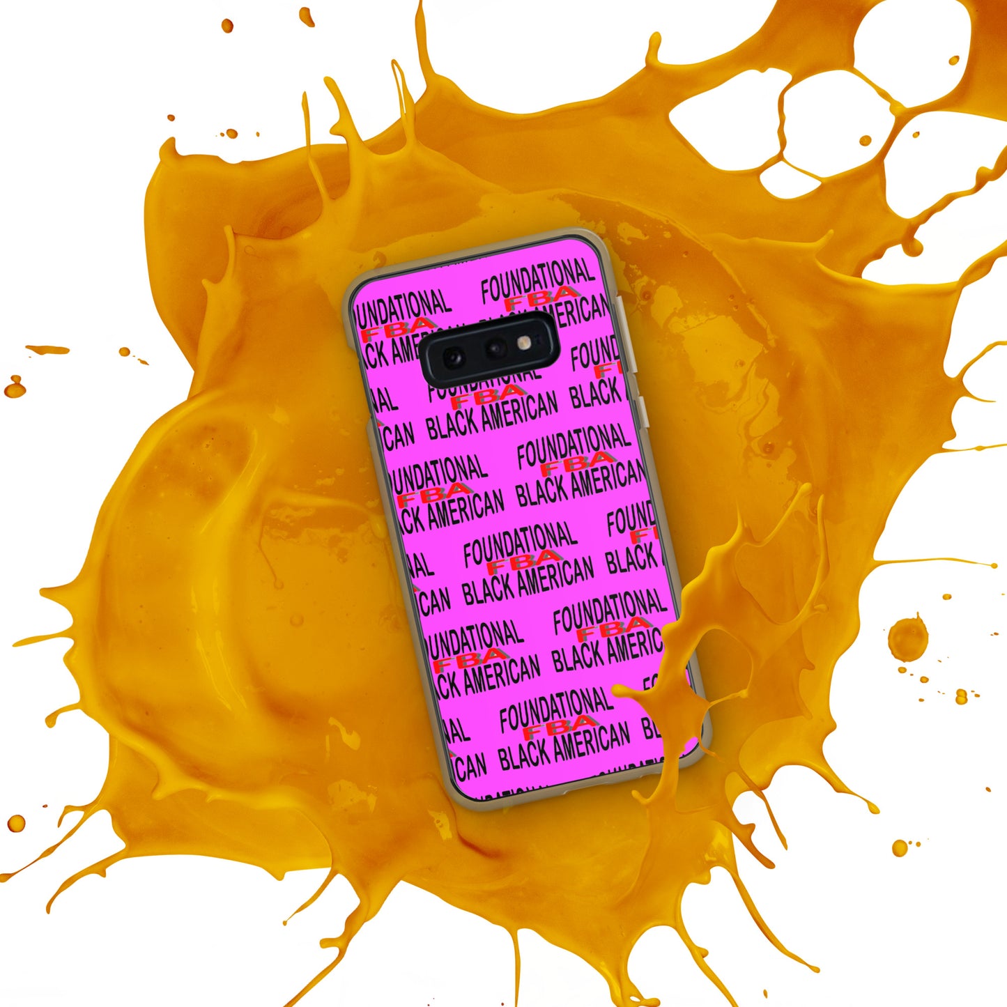 Clear FBA Case for Samsung® PINK