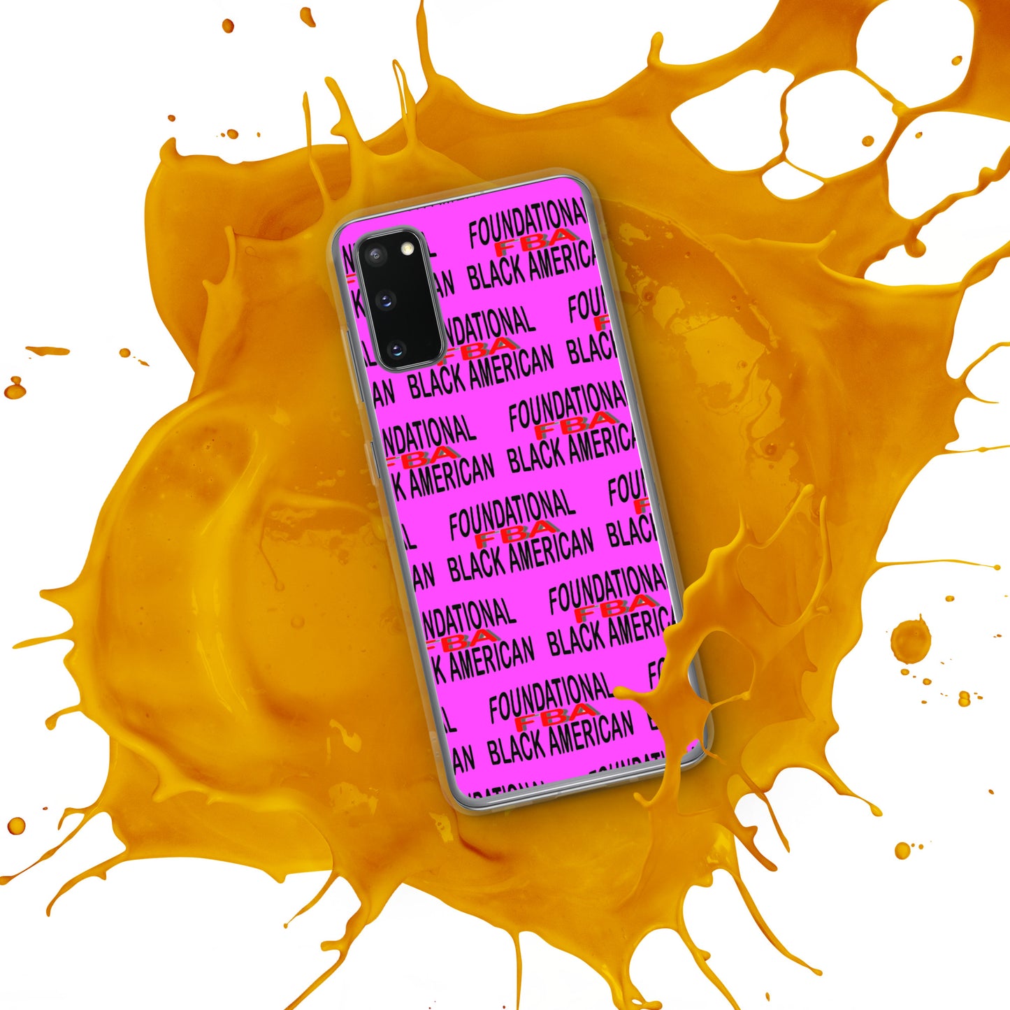 Clear FBA Case for Samsung® PINK