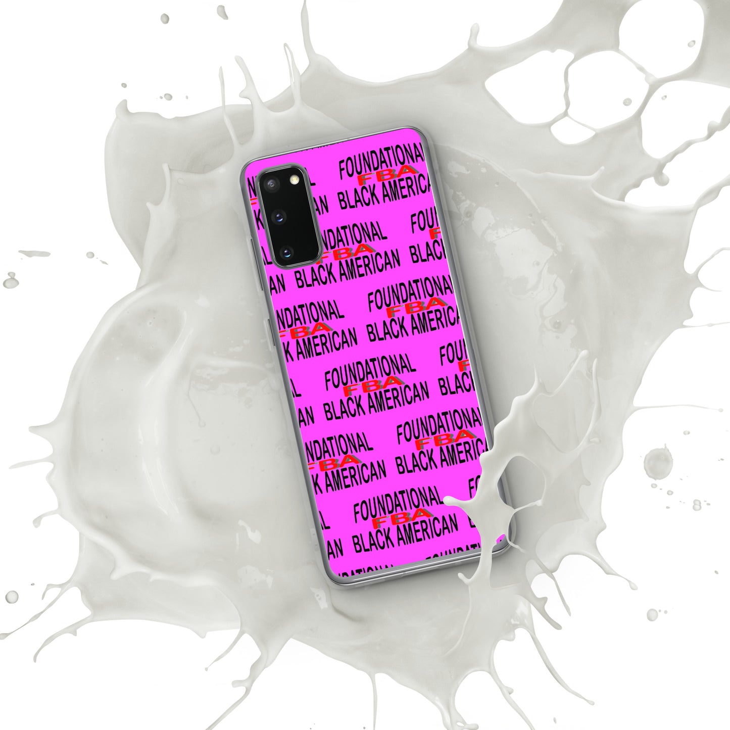 Clear FBA Case for Samsung® PINK