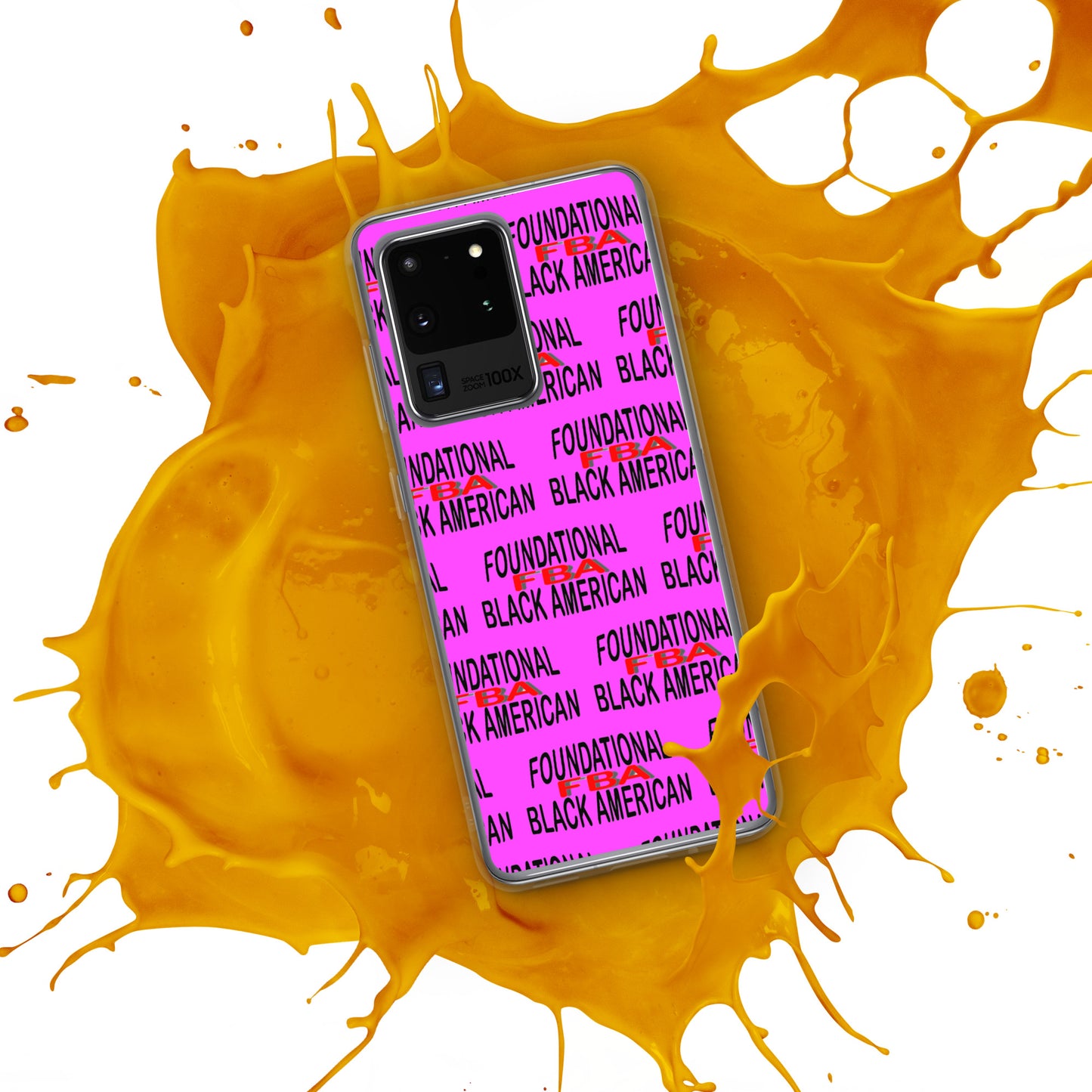 Clear FBA Case for Samsung® PINK