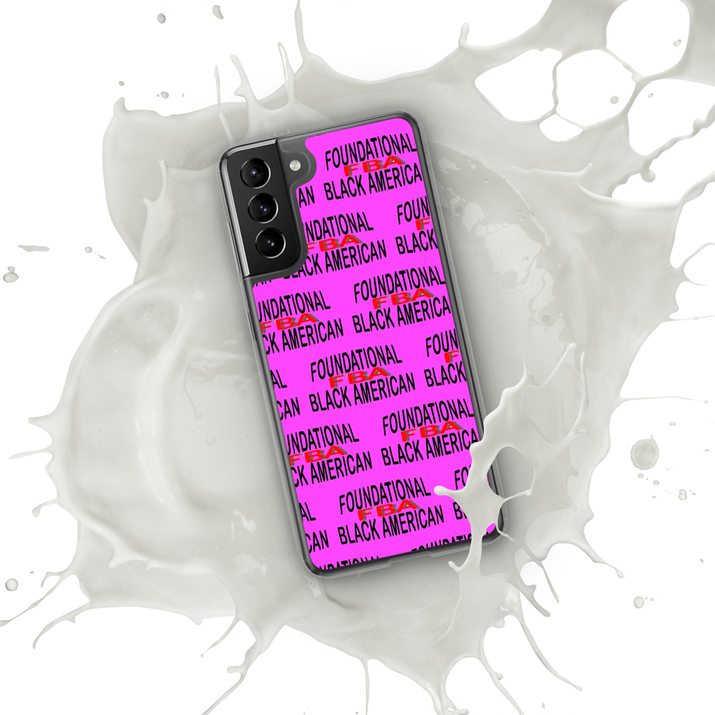 Clear FBA Case for Samsung® PINK