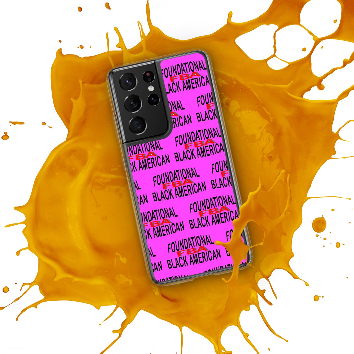 Clear FBA Case for Samsung® PINK