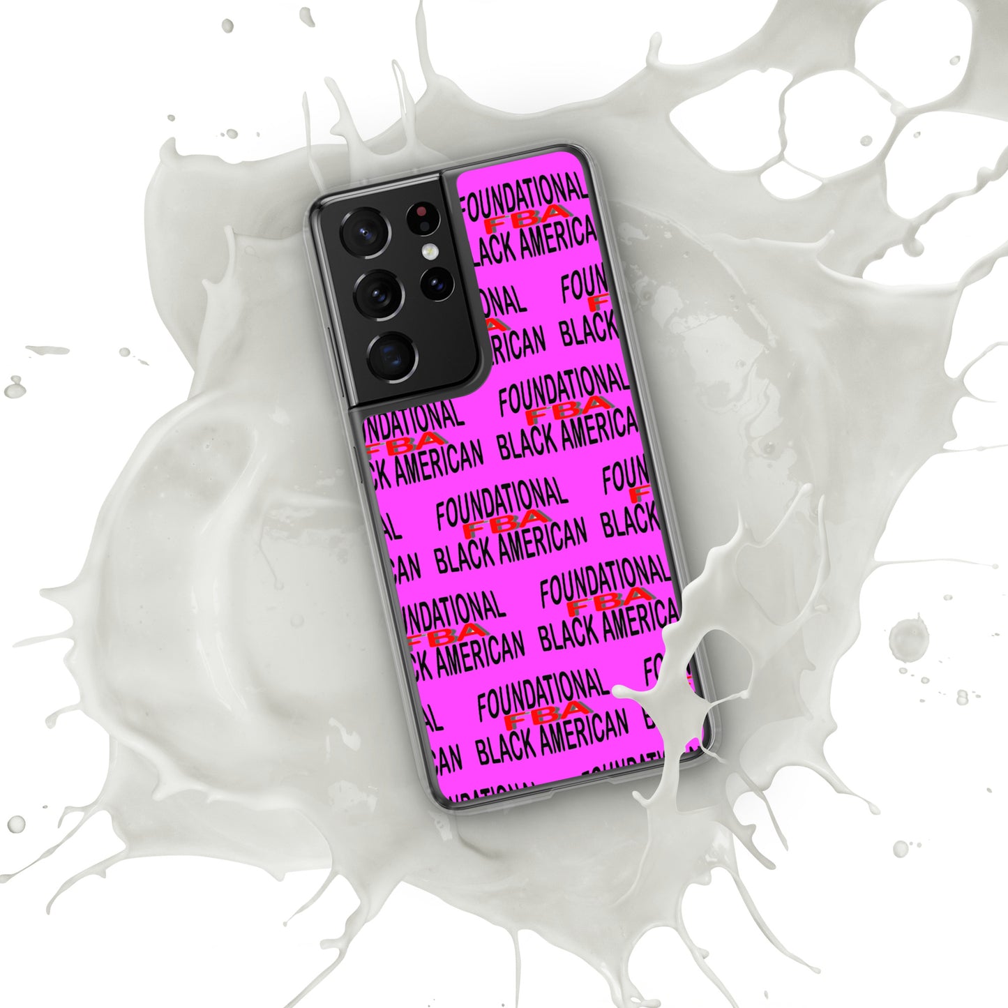 Clear FBA Case for Samsung® PINK