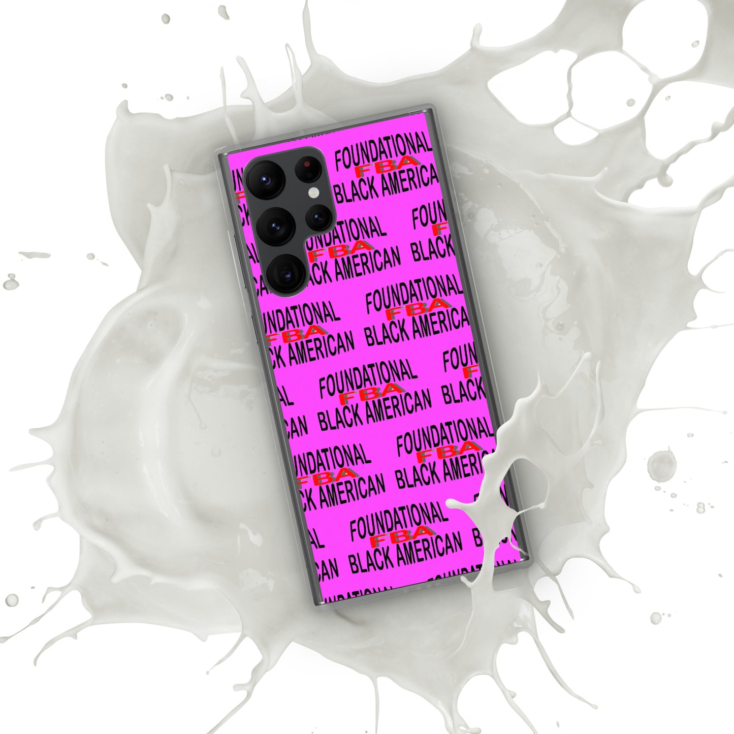 Clear FBA Case for Samsung® PINK