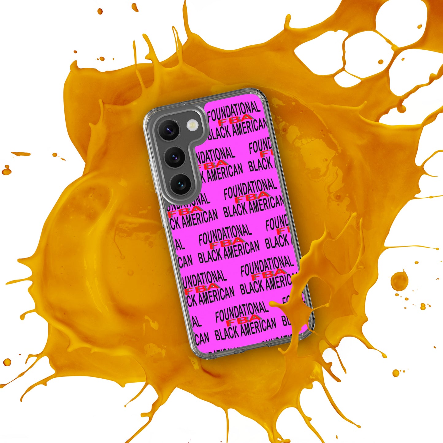 Clear FBA Case for Samsung® PINK