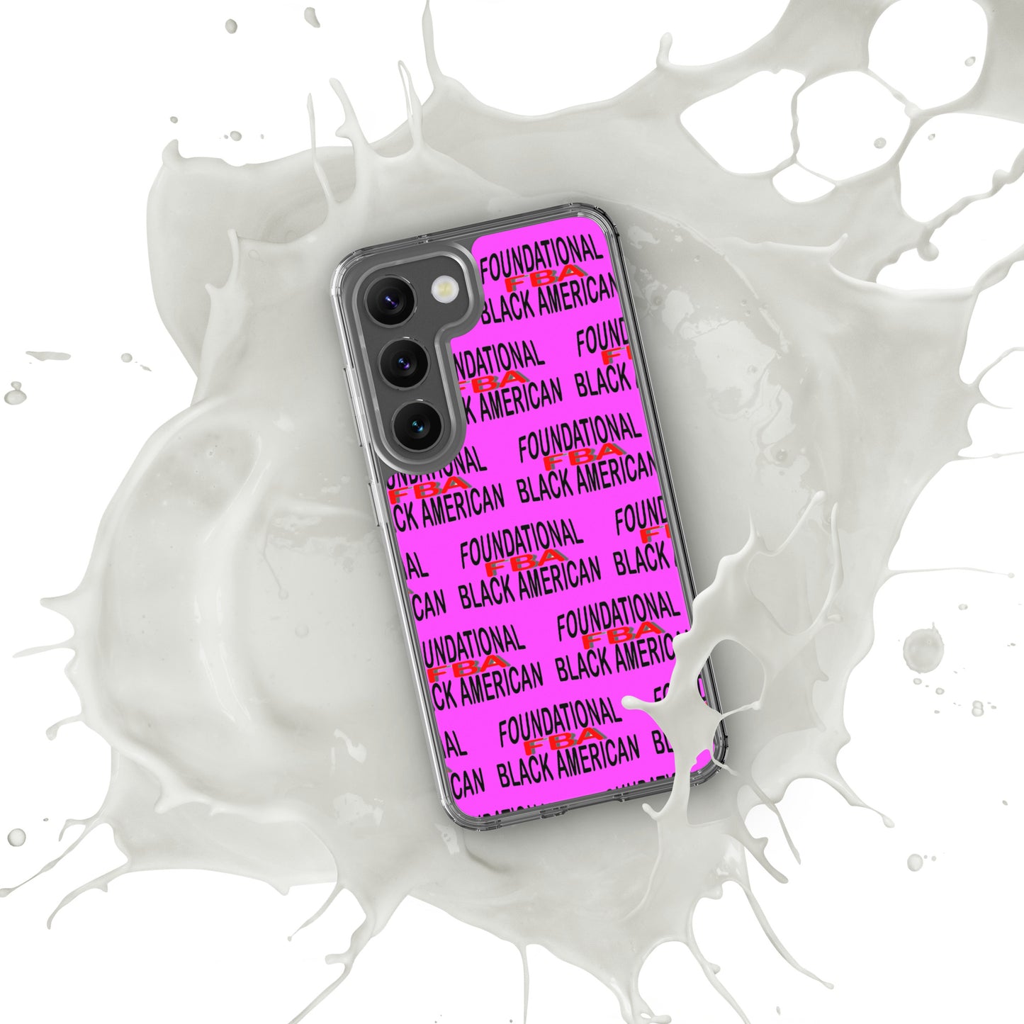 Clear FBA Case for Samsung® PINK