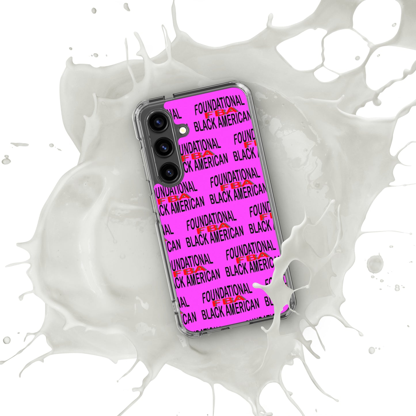 Clear FBA Case for Samsung® PINK