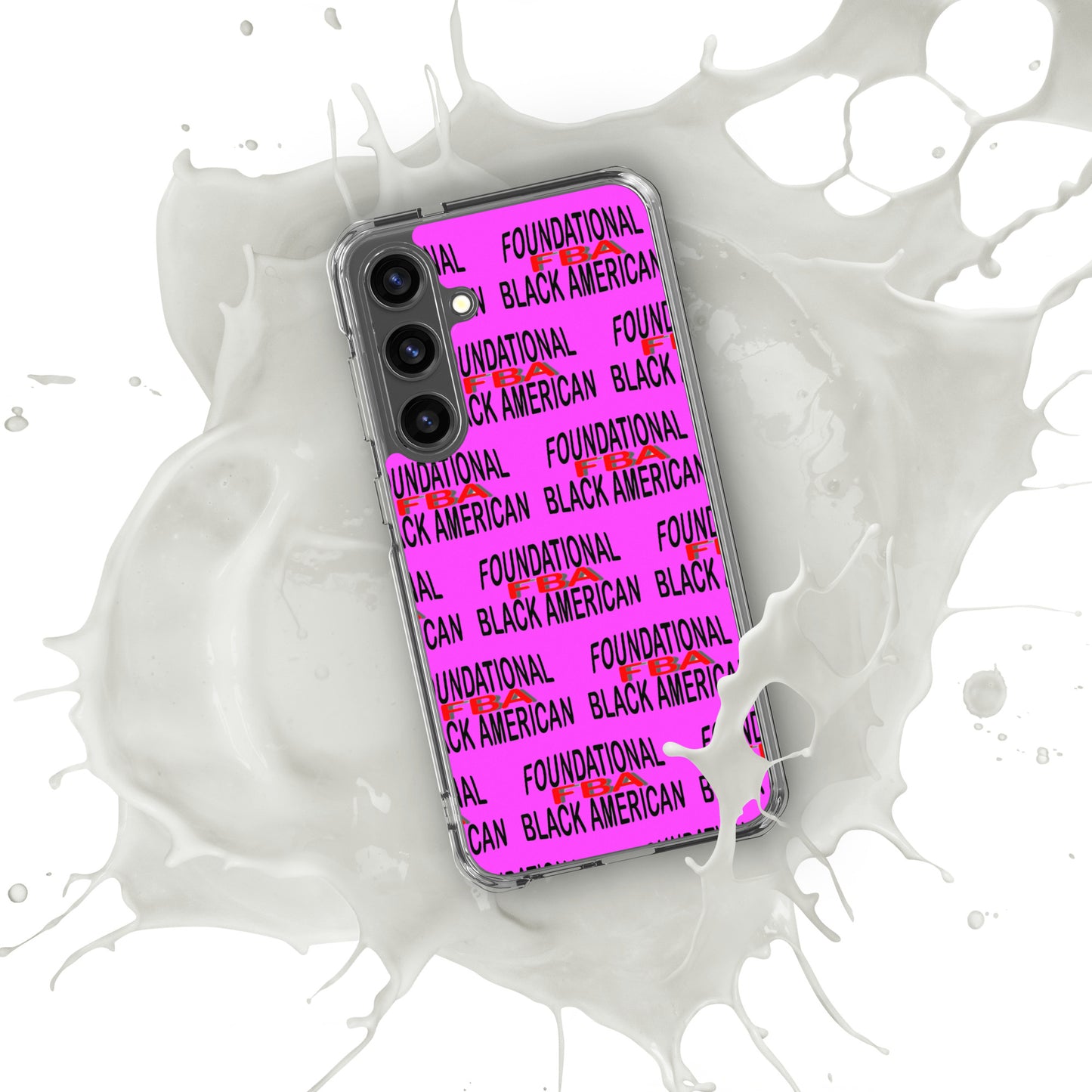 Clear FBA Case for Samsung® PINK