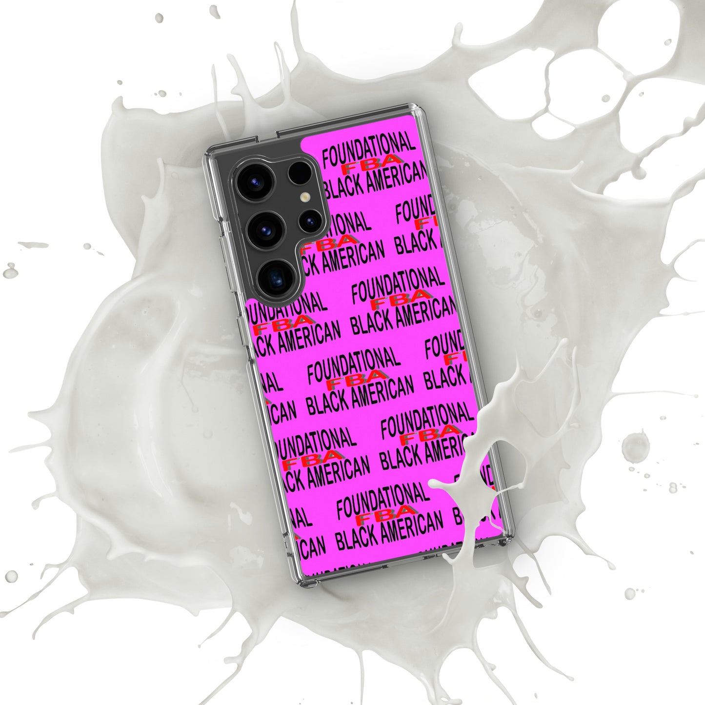 Clear FBA Case for Samsung® PINK