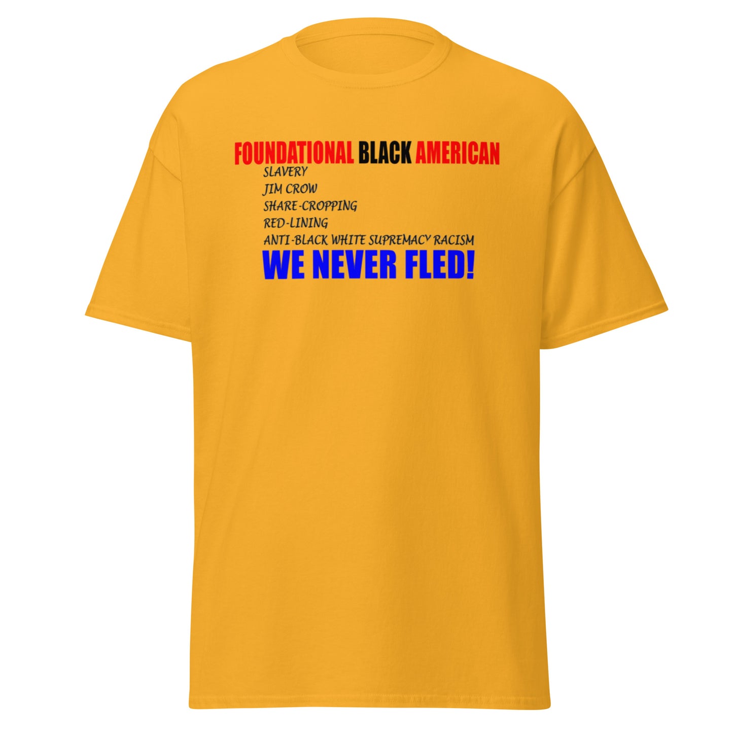 Men's classic FBA no flee tee