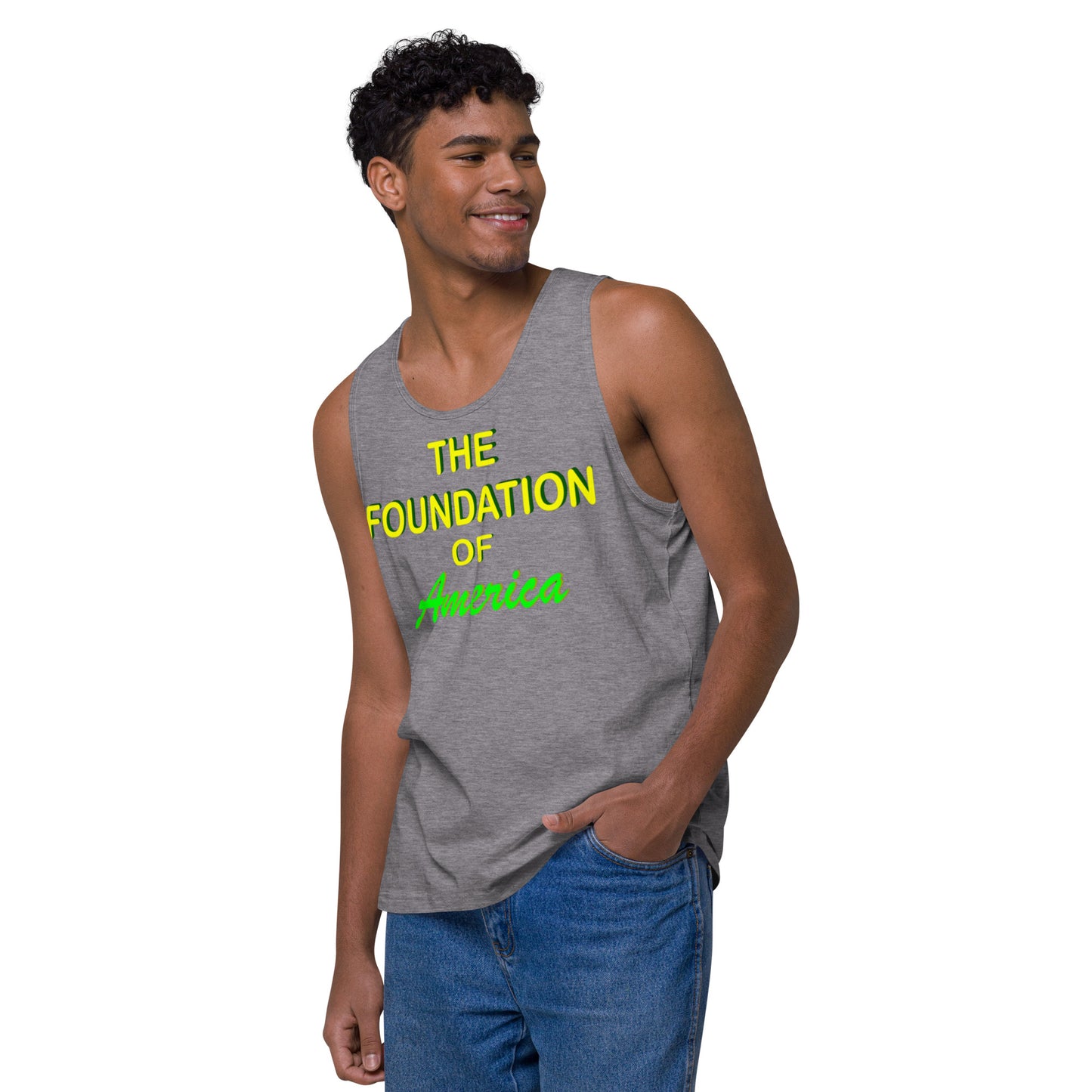Men’s premium FBA tank top