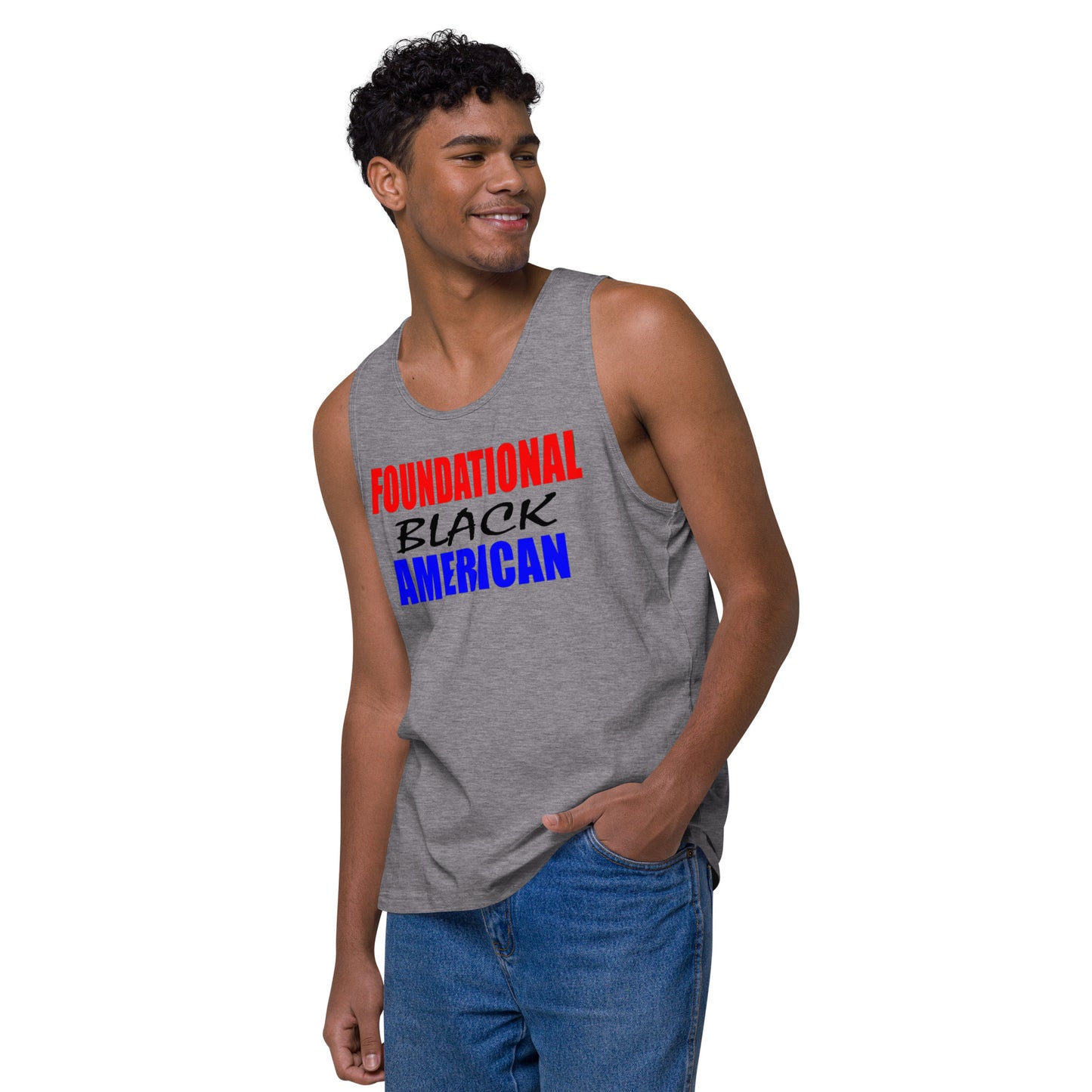 Men’s premium FBA tank top