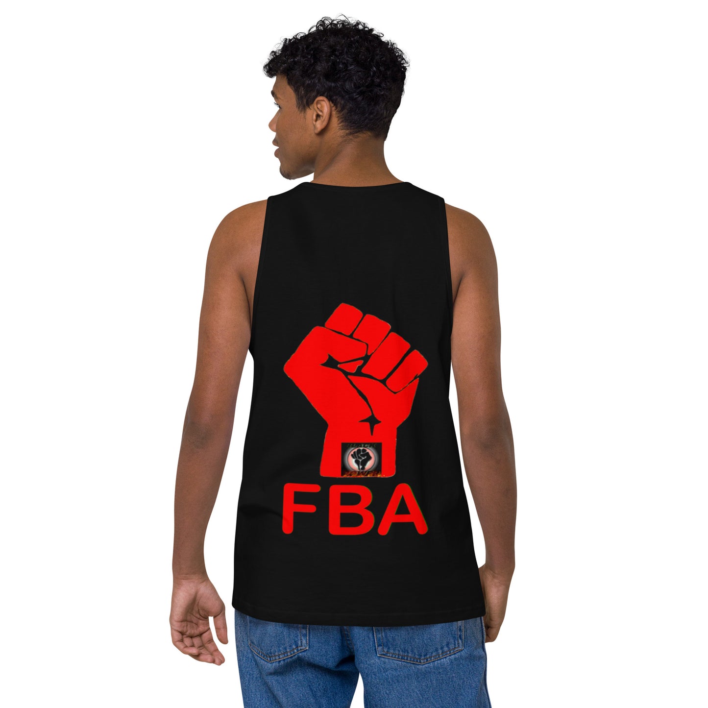 Men’s premium EVERY MONTH tank top Red Fist