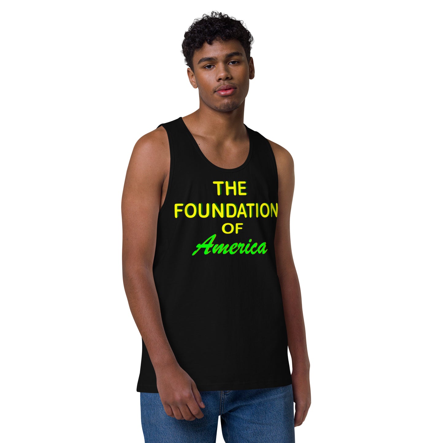 Men’s premium FBA tank top