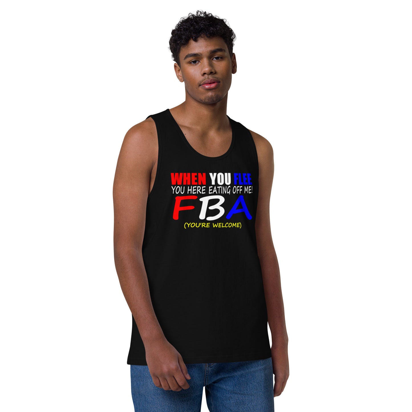 Men’s premium FBA tank top