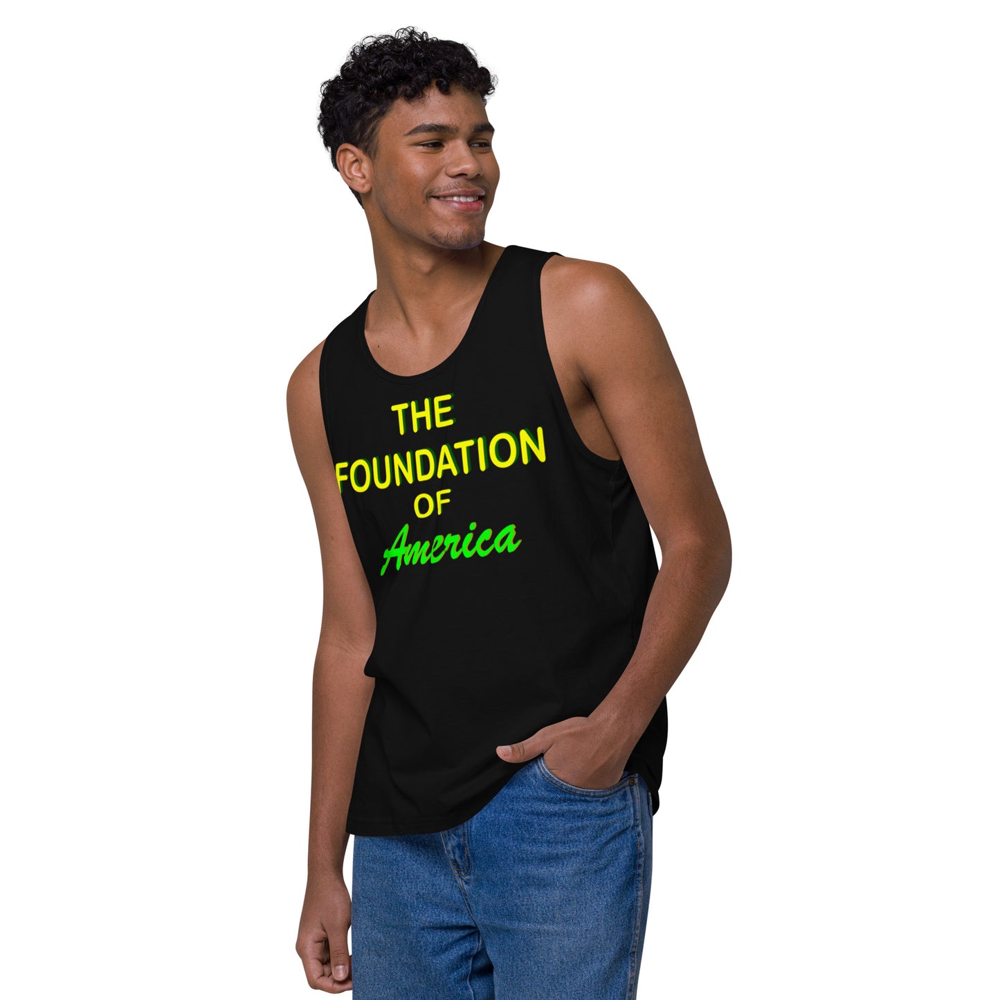 Men’s premium FBA tank top
