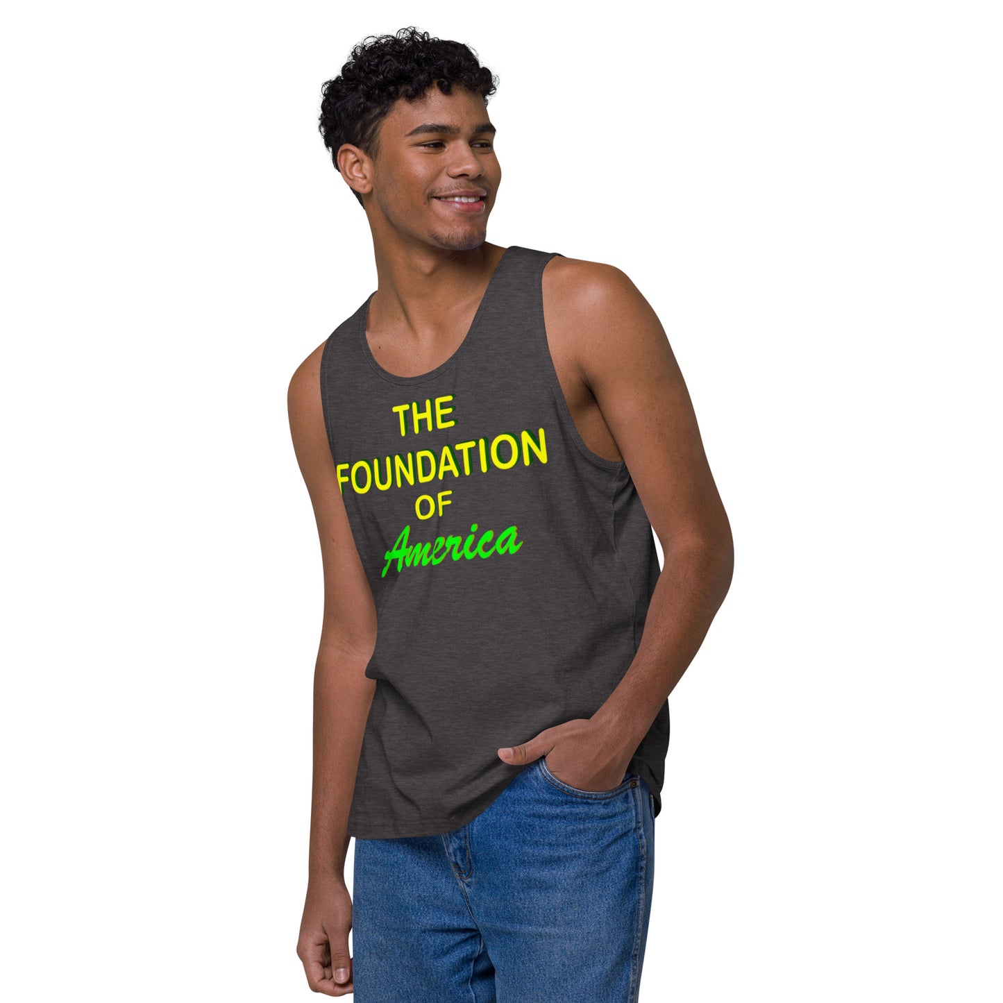Men’s premium FBA tank top