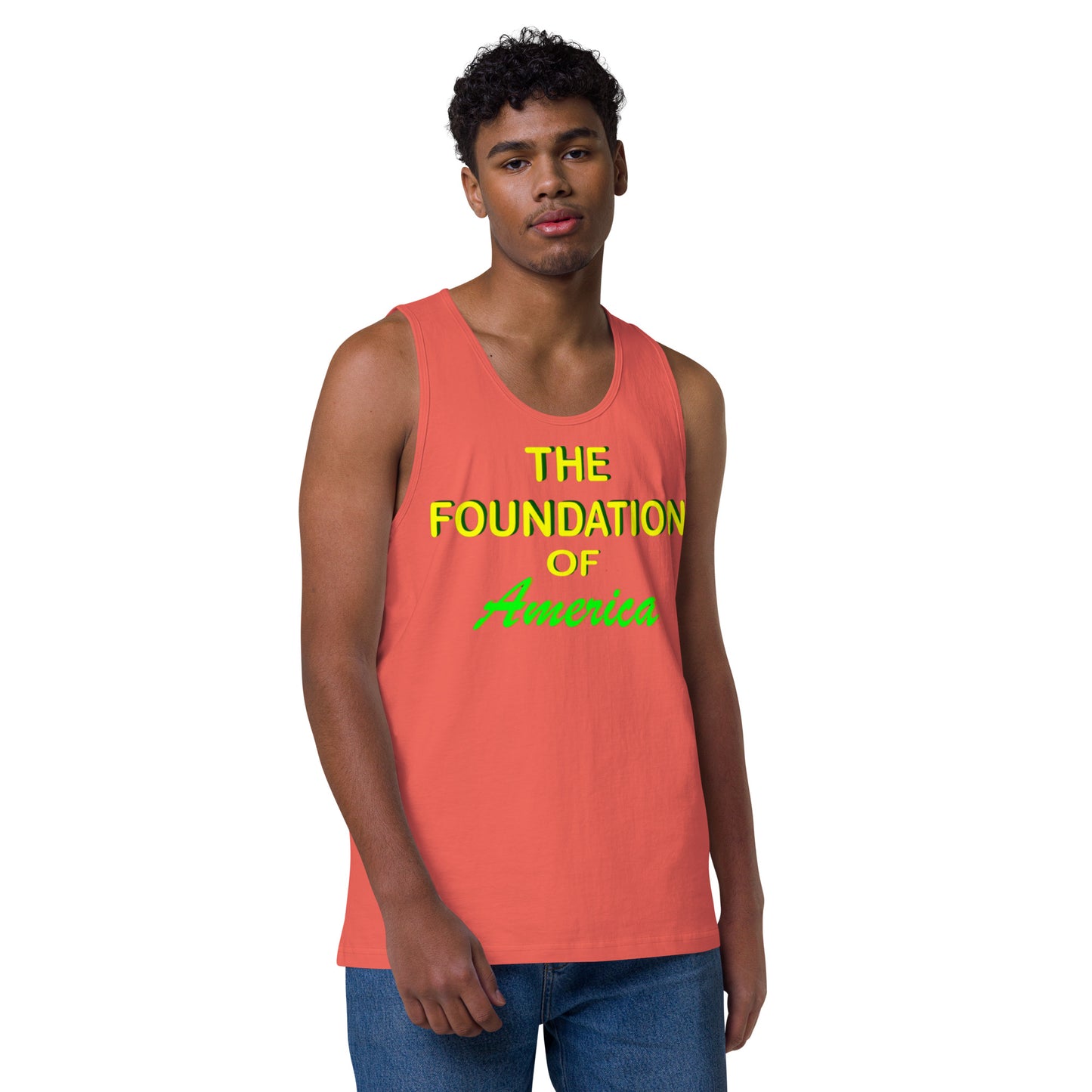 Men’s premium FBA tank top