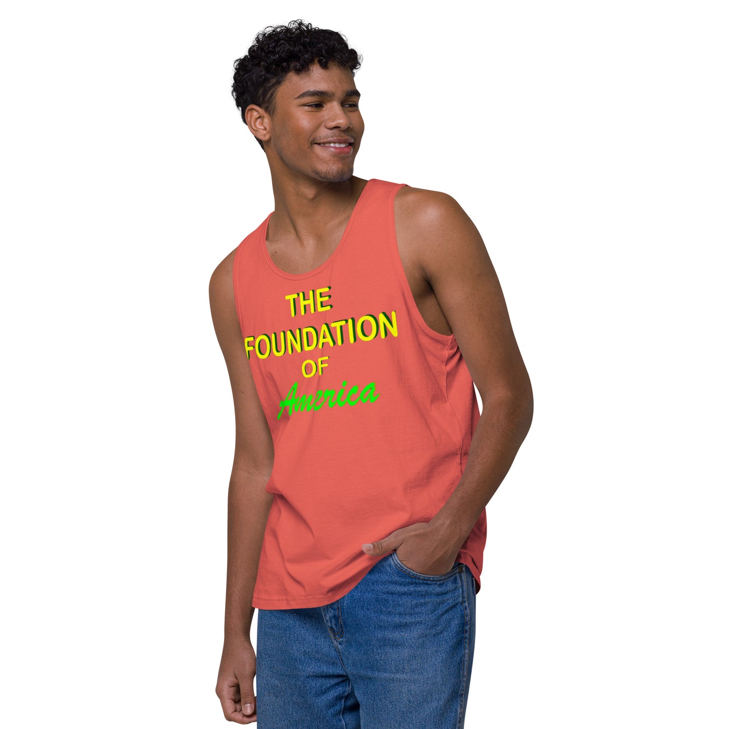 Men’s premium FBA tank top