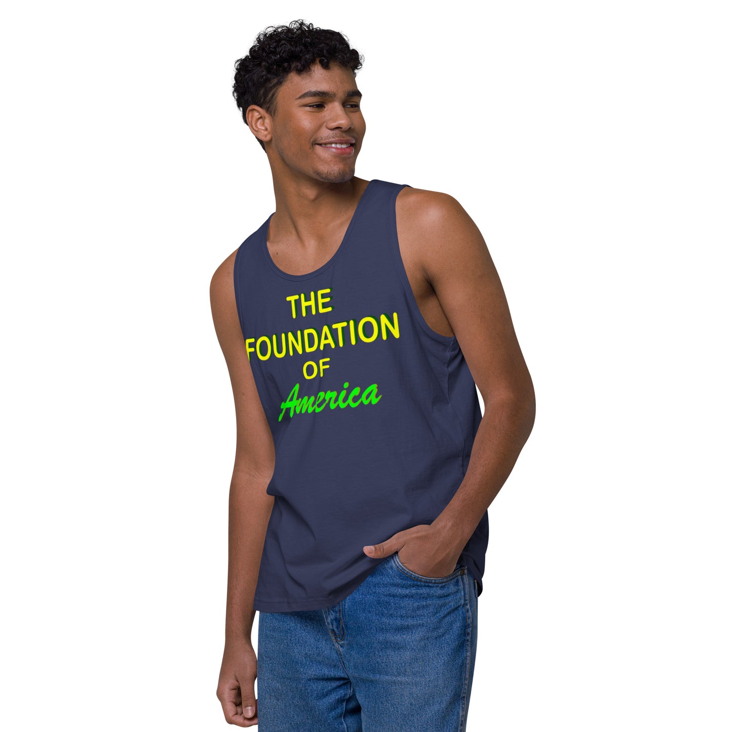 Men’s premium FBA tank top