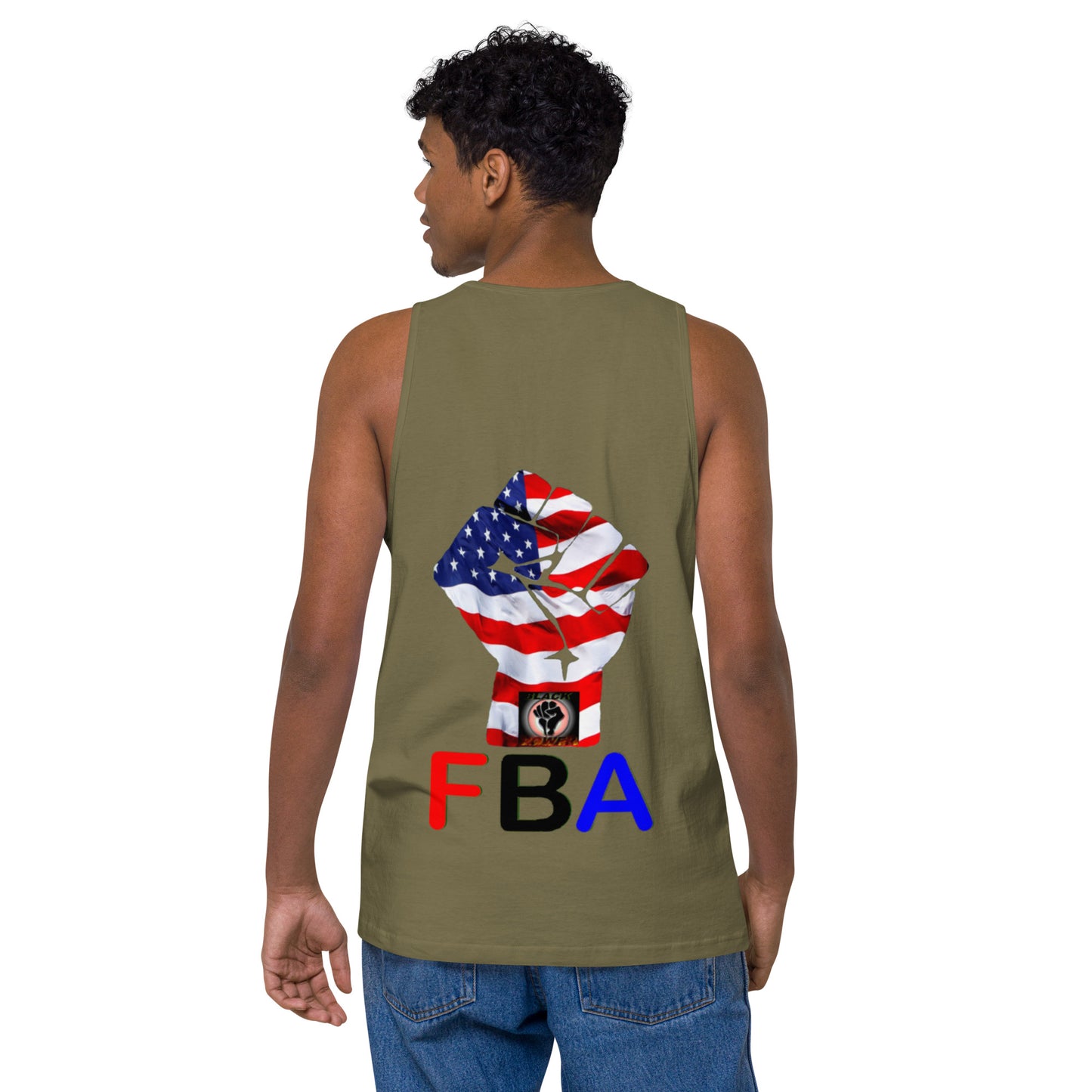 Men’s premium FBA tank top