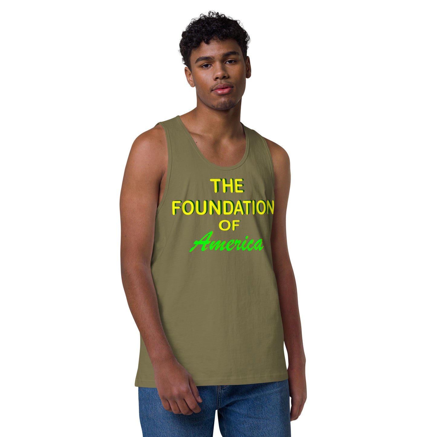 Men’s premium FBA tank top