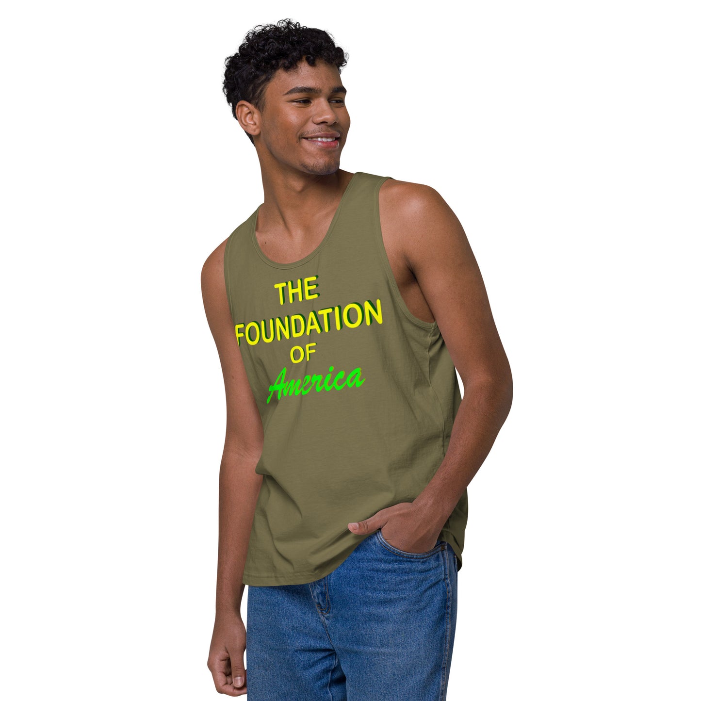 Men’s premium FBA tank top