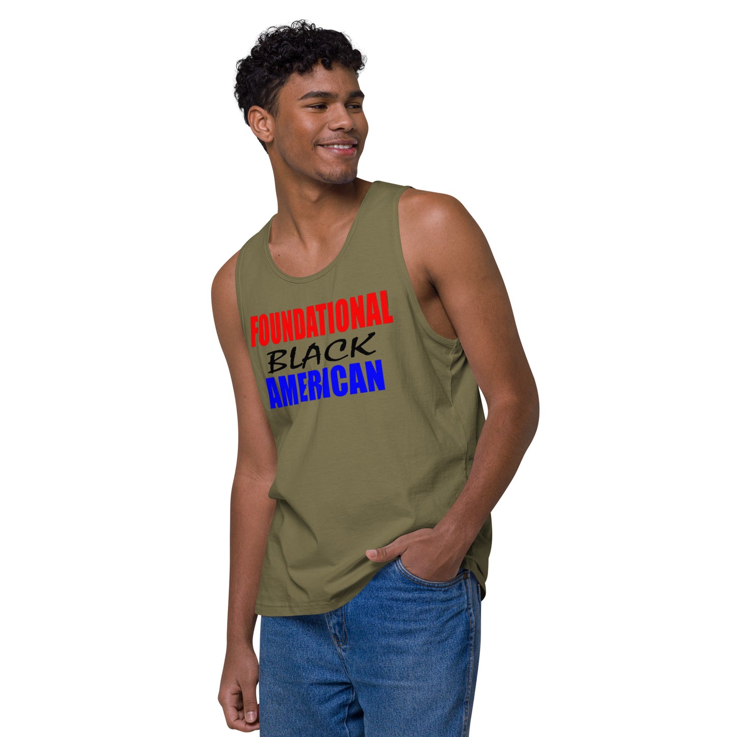 Men’s premium FBA tank top