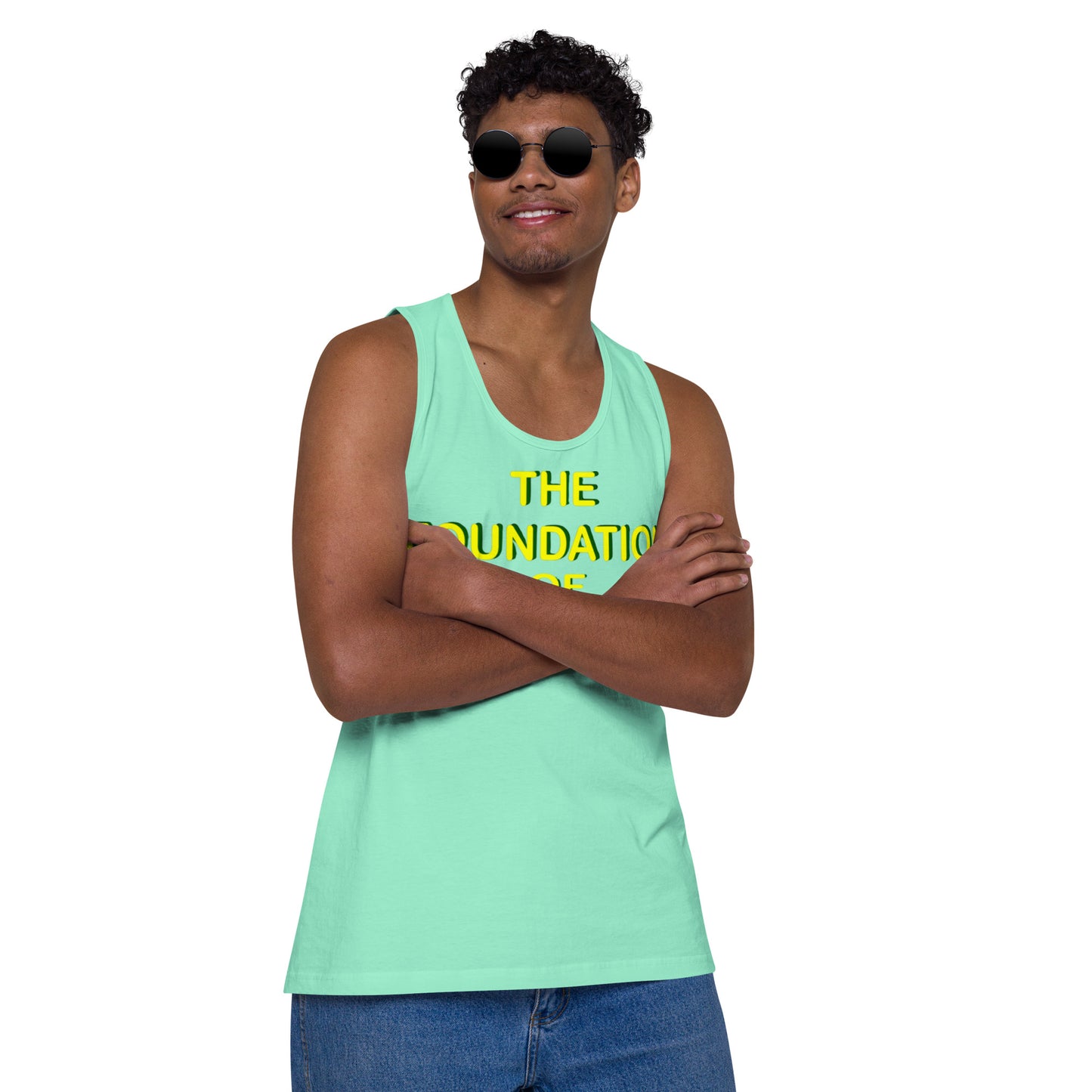 Men’s premium FBA tank top