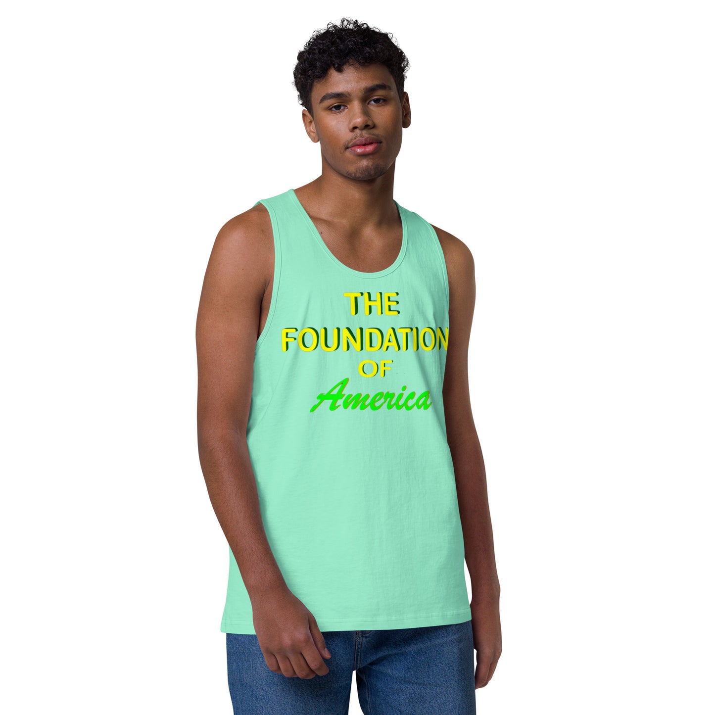 Men’s premium FBA tank top