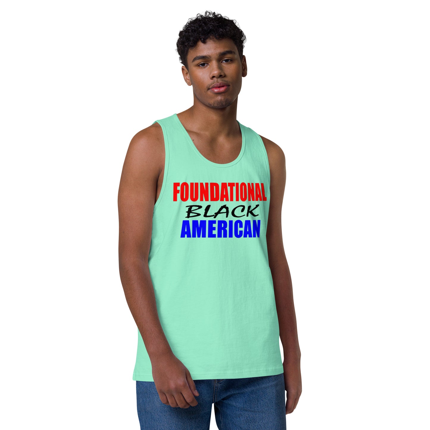Men’s premium FBA tank top