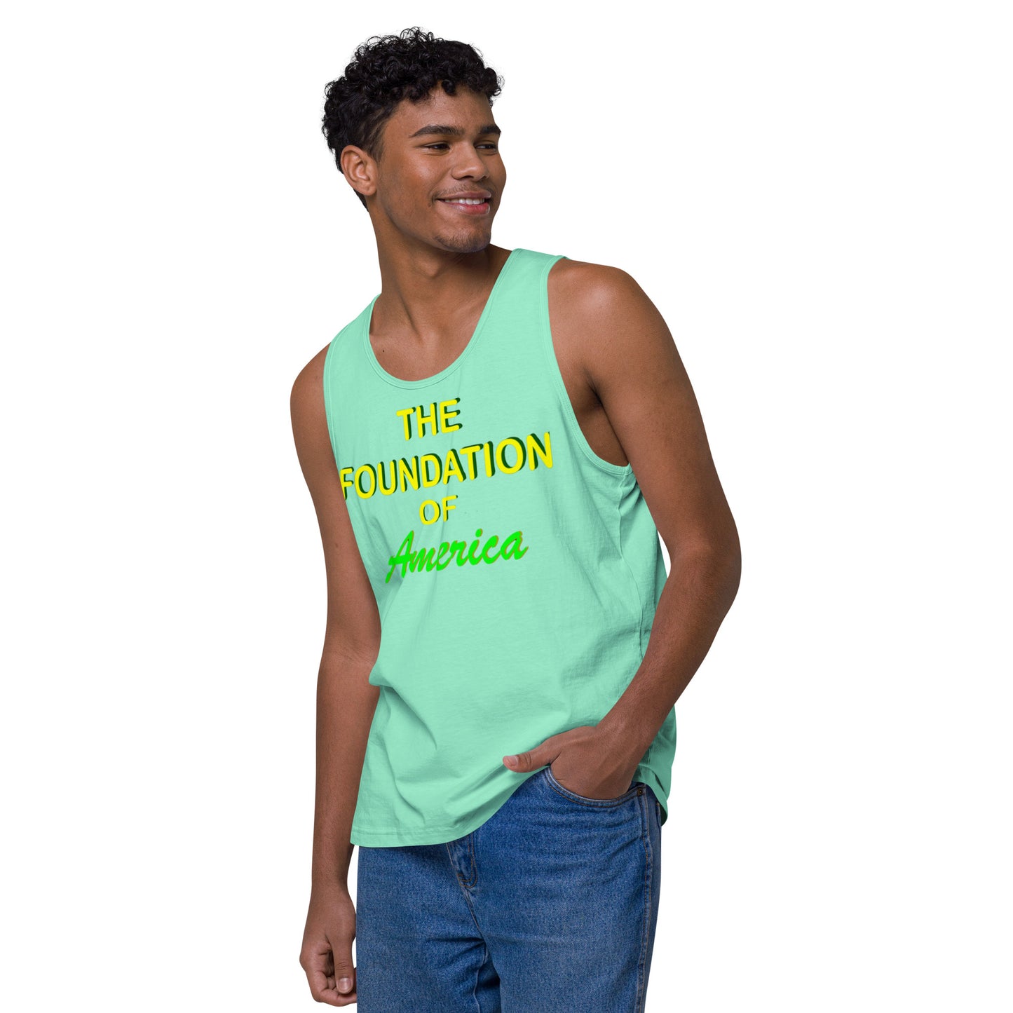 Men’s premium FBA tank top