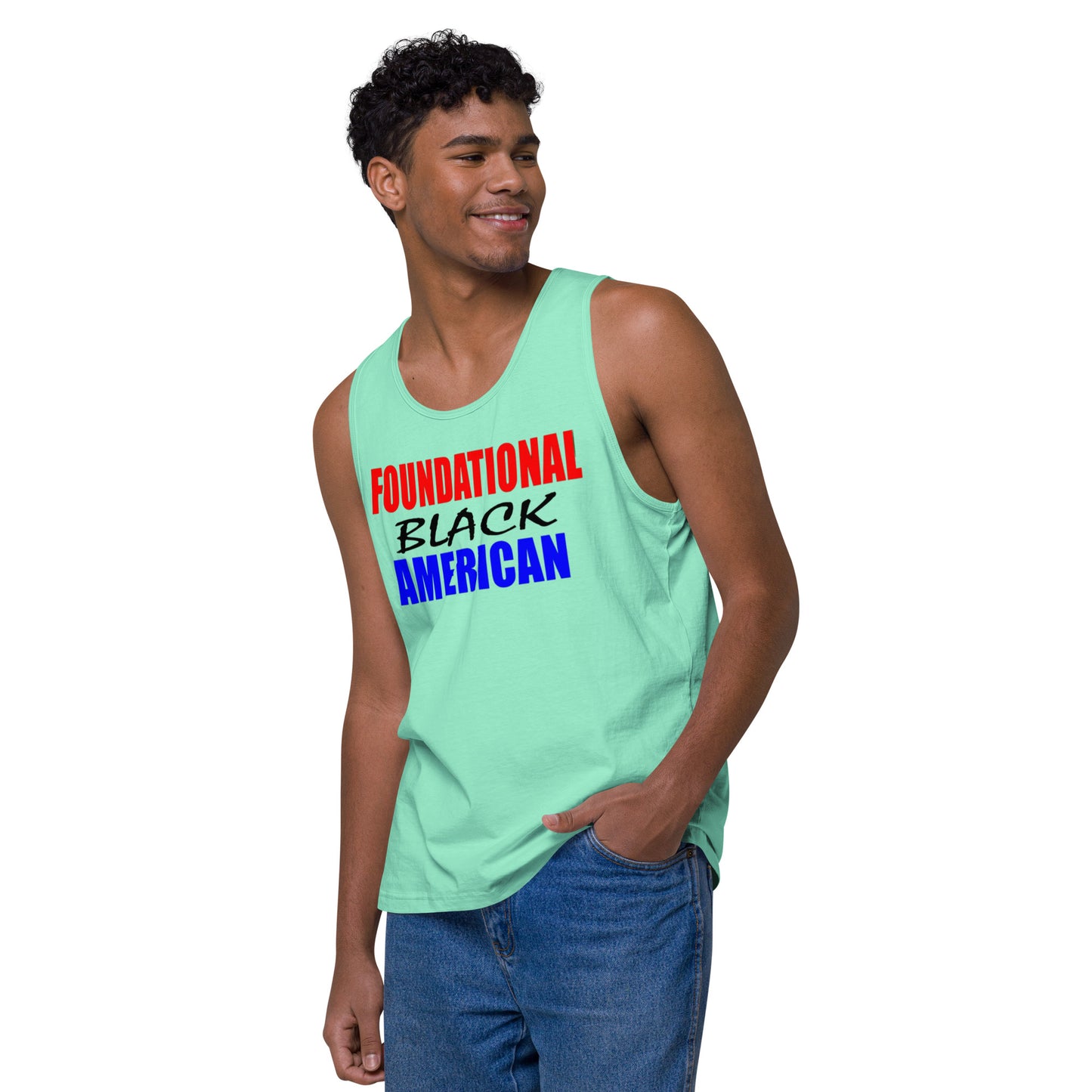 Men’s premium FBA tank top