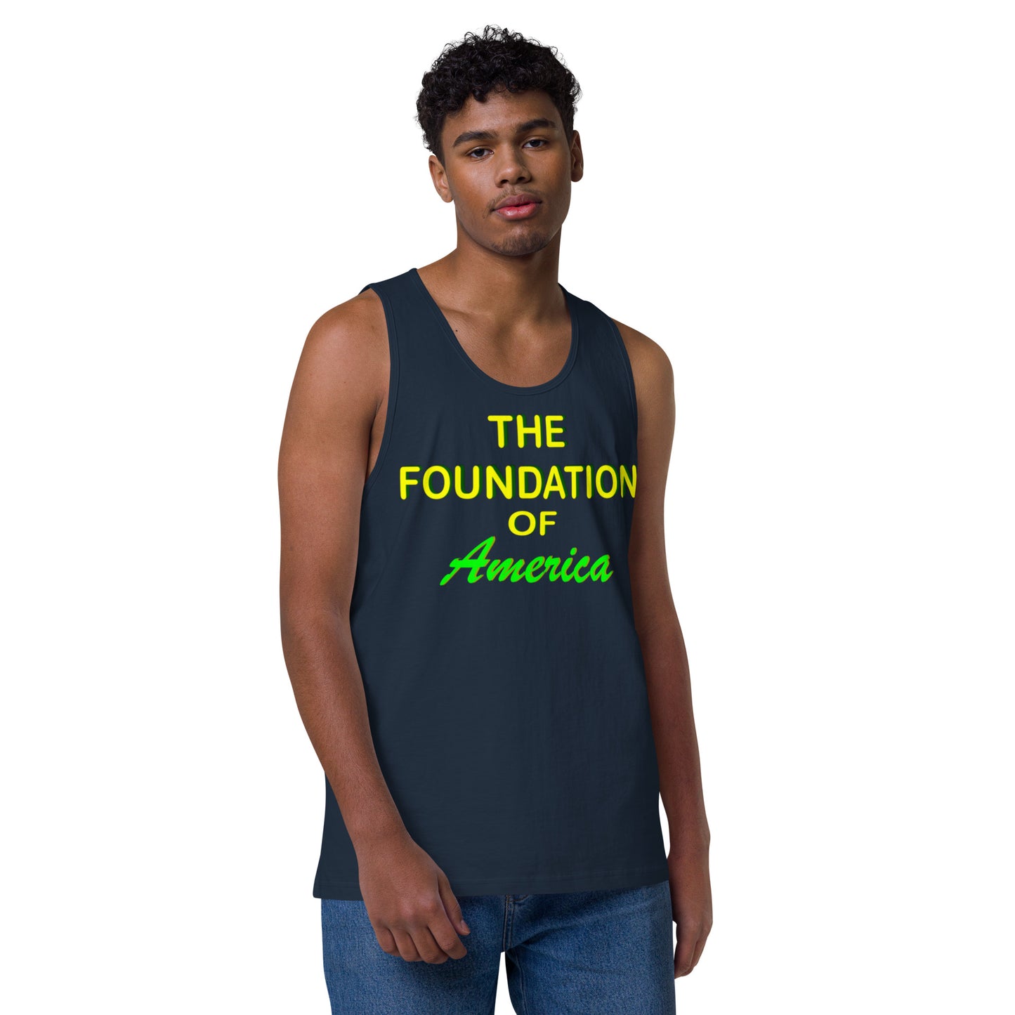 Men’s premium FBA tank top