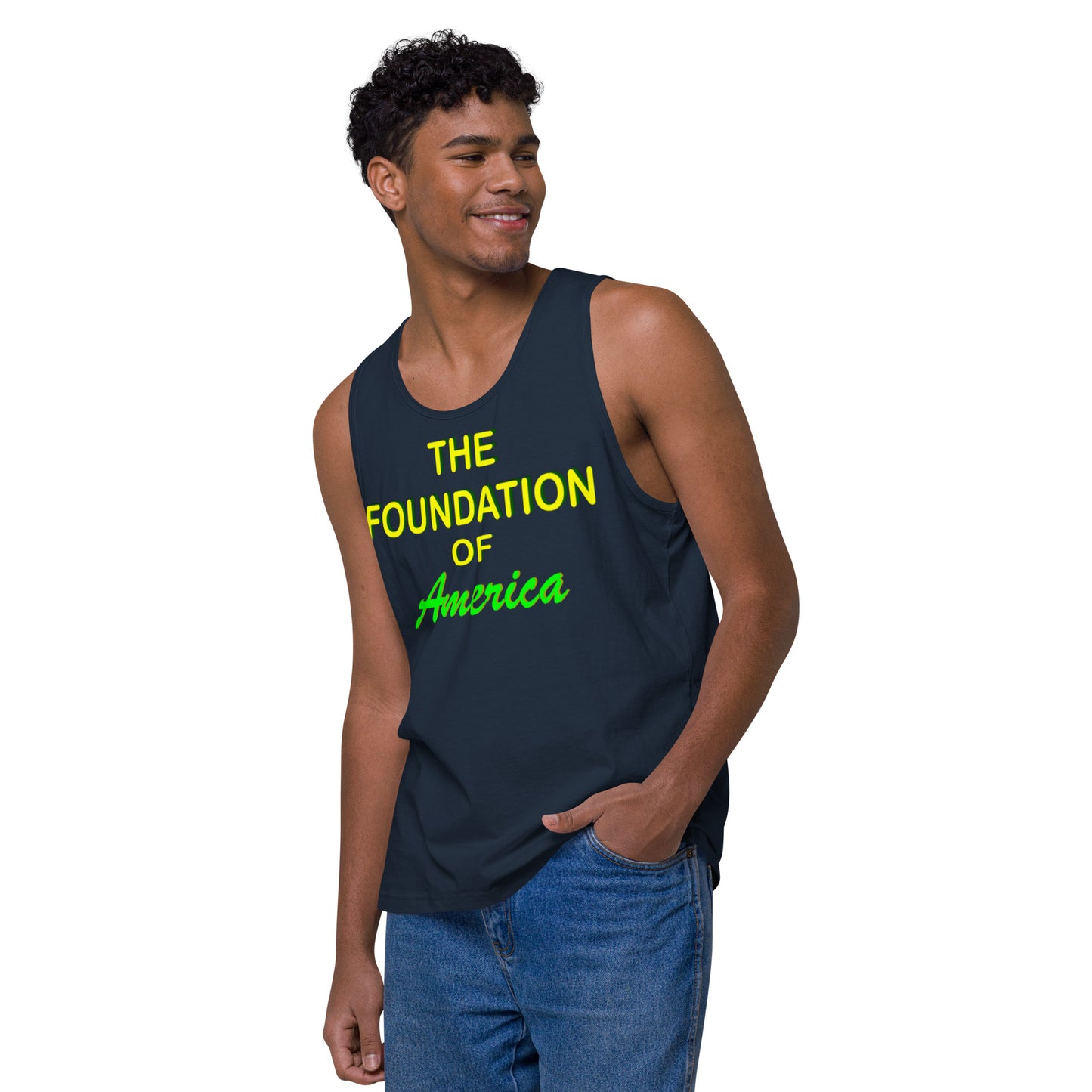 Men’s premium FBA tank top