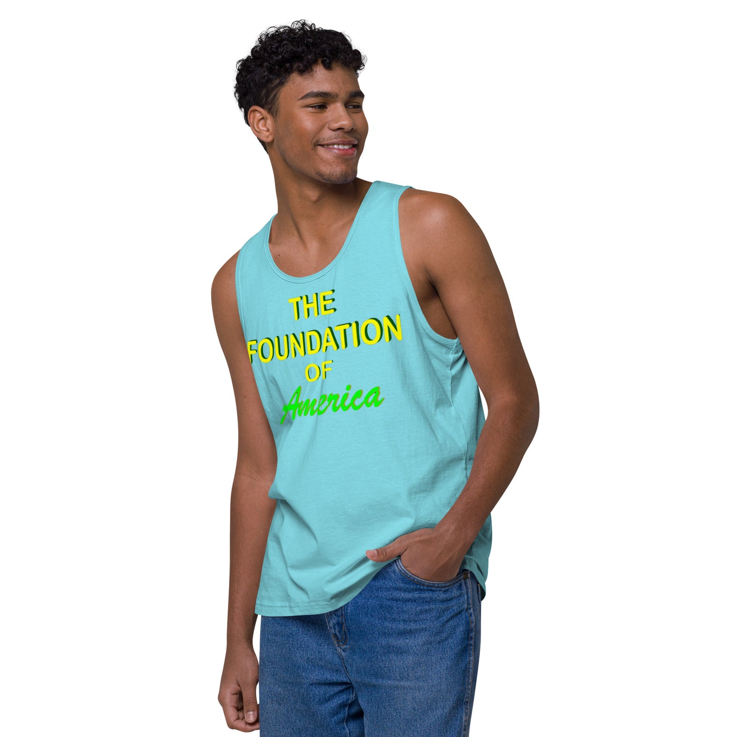 Men’s premium FBA tank top