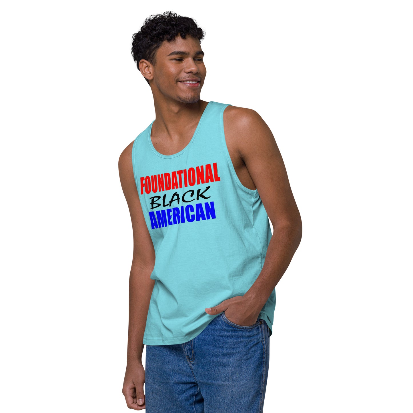 Men’s premium FBA tank top
